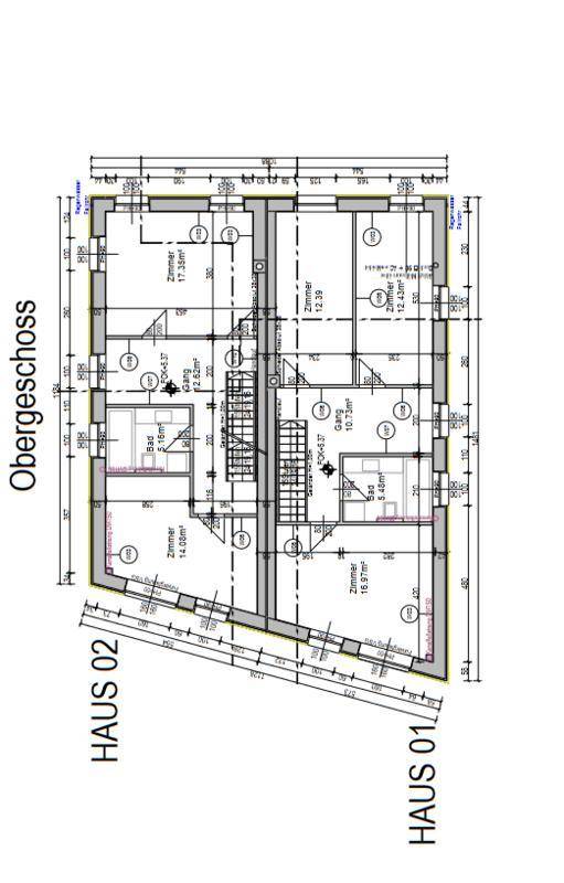 Obergeschoss Haus 1-2