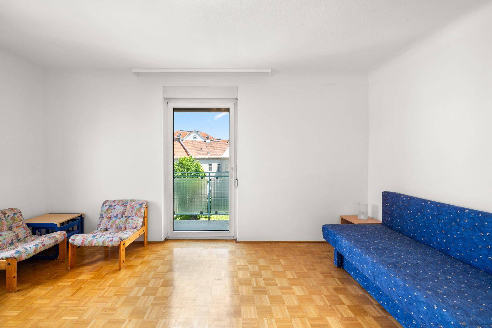 Blick Zimmer Balkon