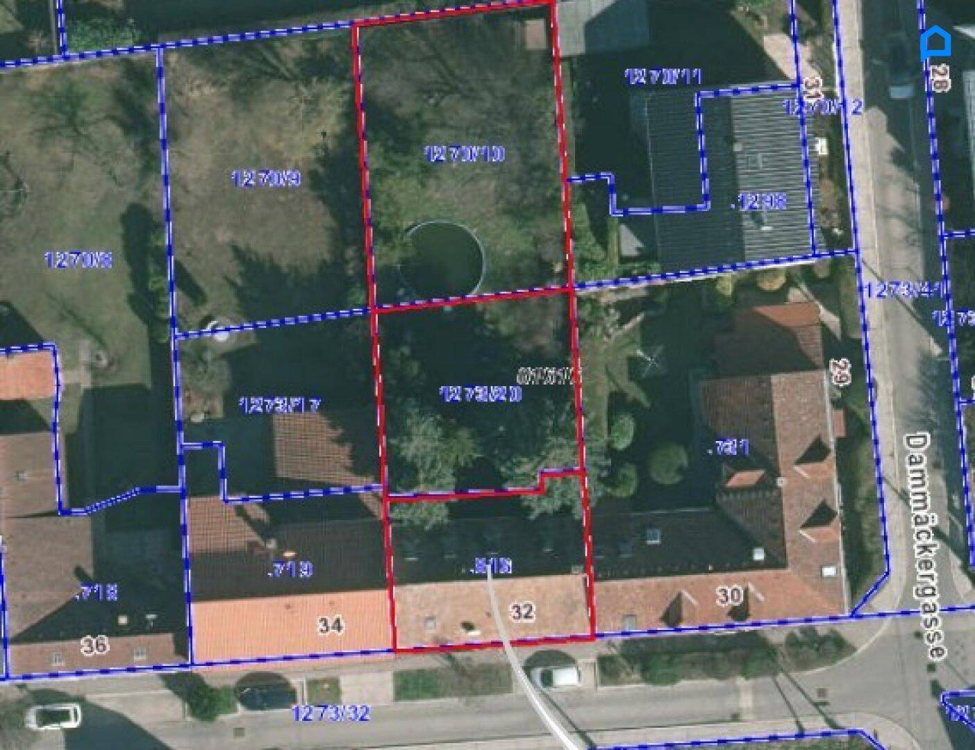 Stammersdorf, BH=7,5m, geschlossene BW, Großes bauklares Baugrundstück 619m² - Perfekte Lage für Ihr Eigenheim! Wohnprojekt, Abbruch inklusive - Ansicht 2