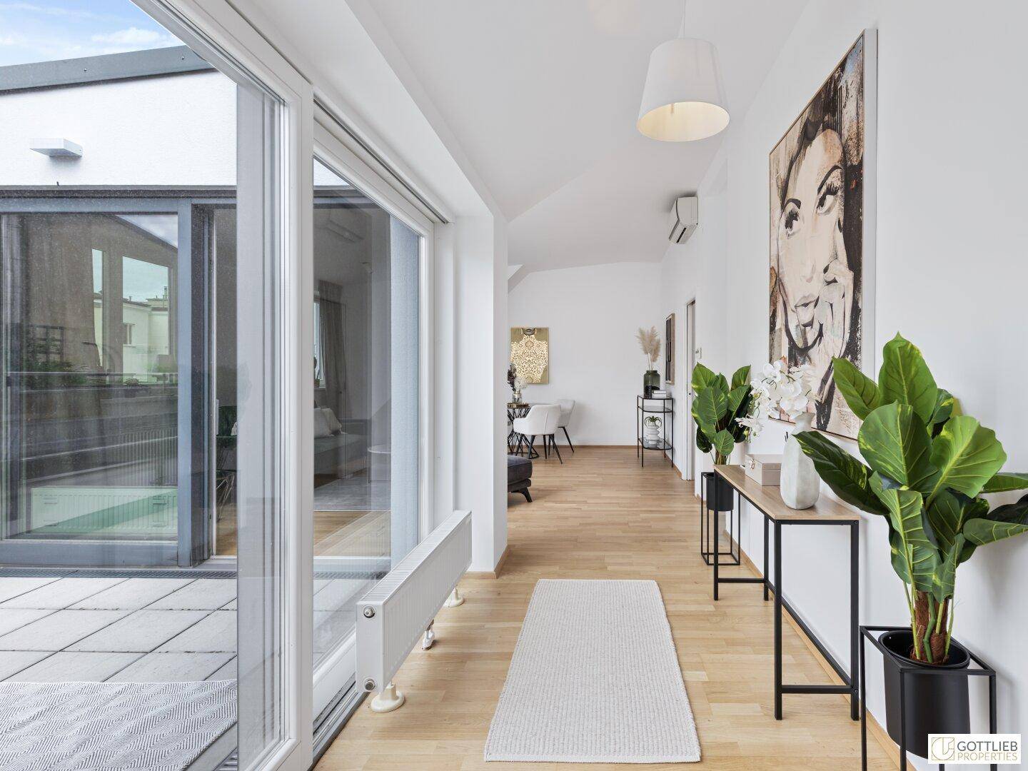 Bestlage Servitenviertel! Perfekt geschnittenes 3,5-Zimmer-Penthouse auf einer Ebene mit drei Terrassen - Ansicht 3