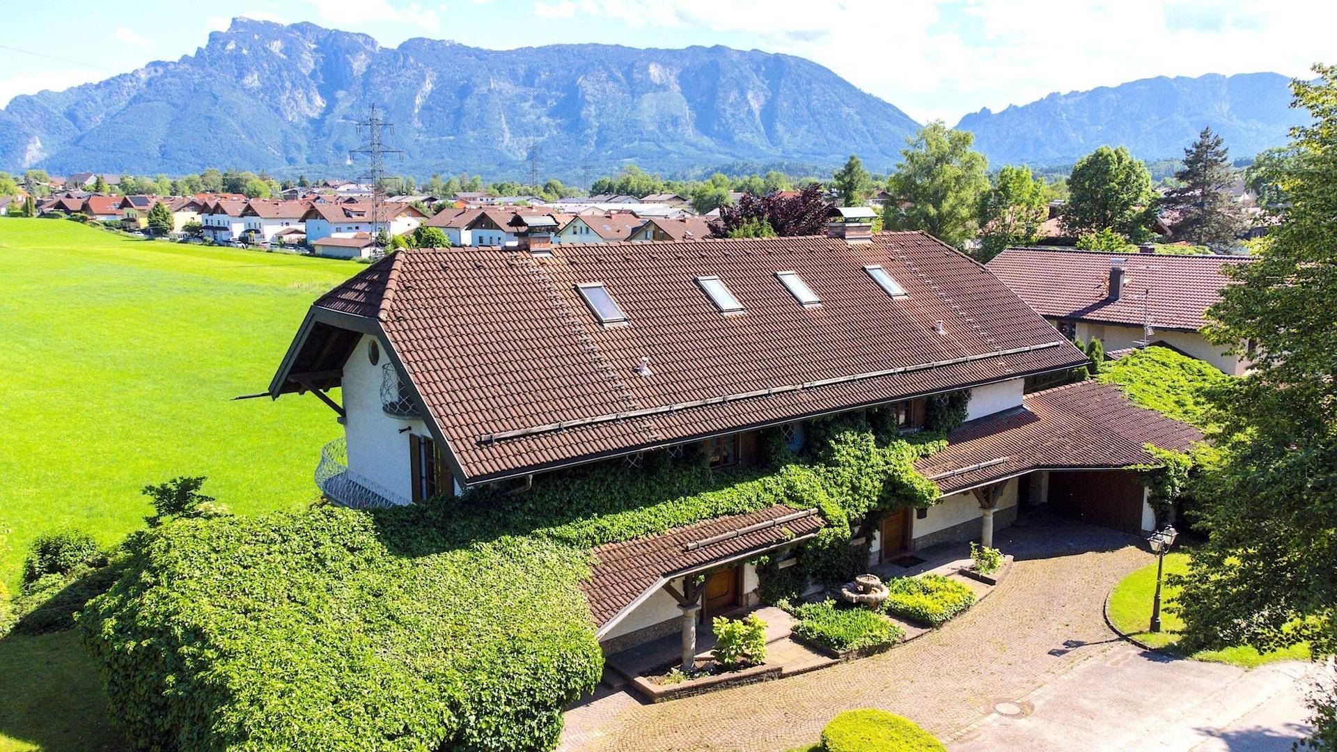 Ansicht Zufahrt Drohne