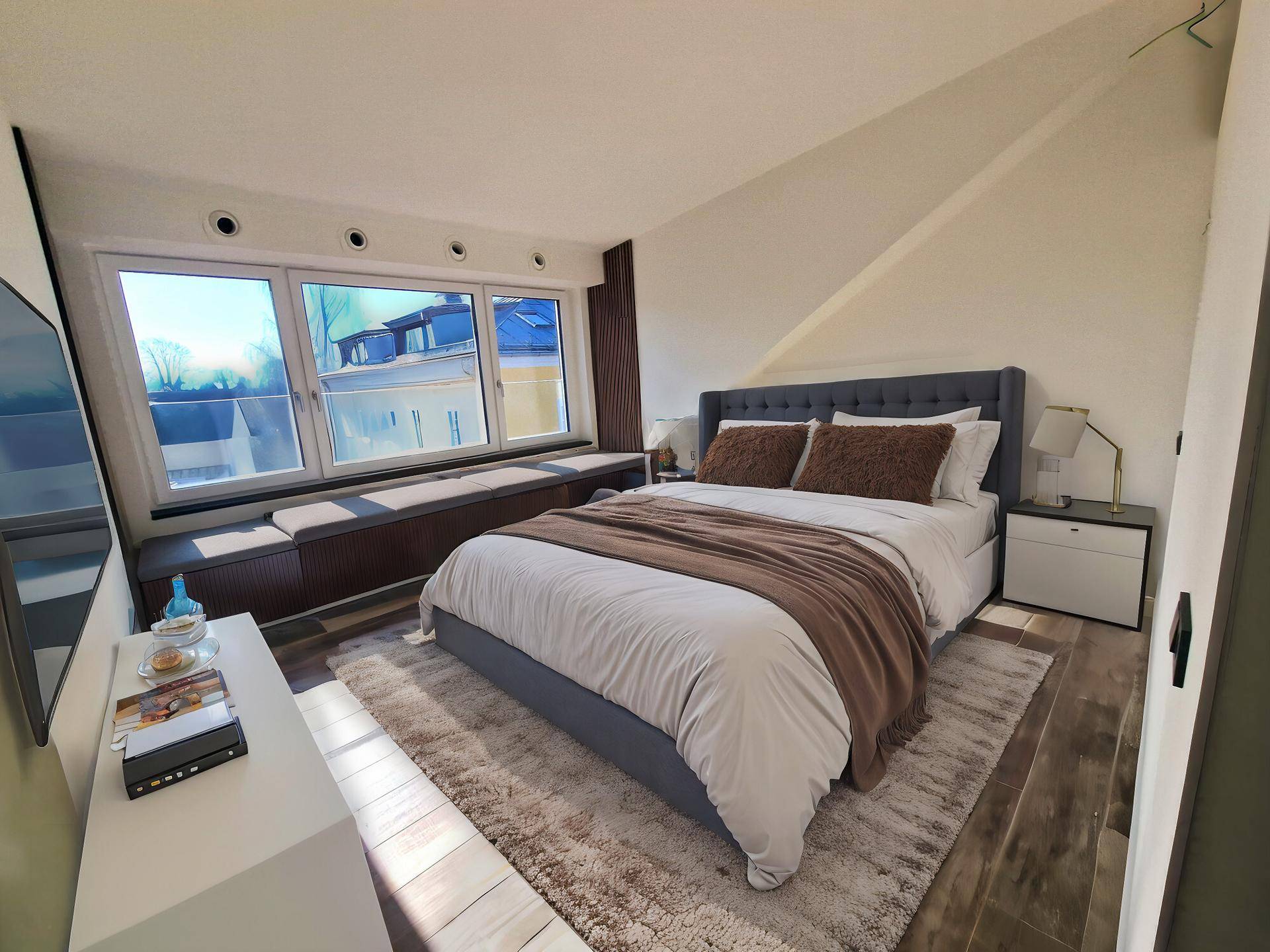Schlafzimmer KI generiert