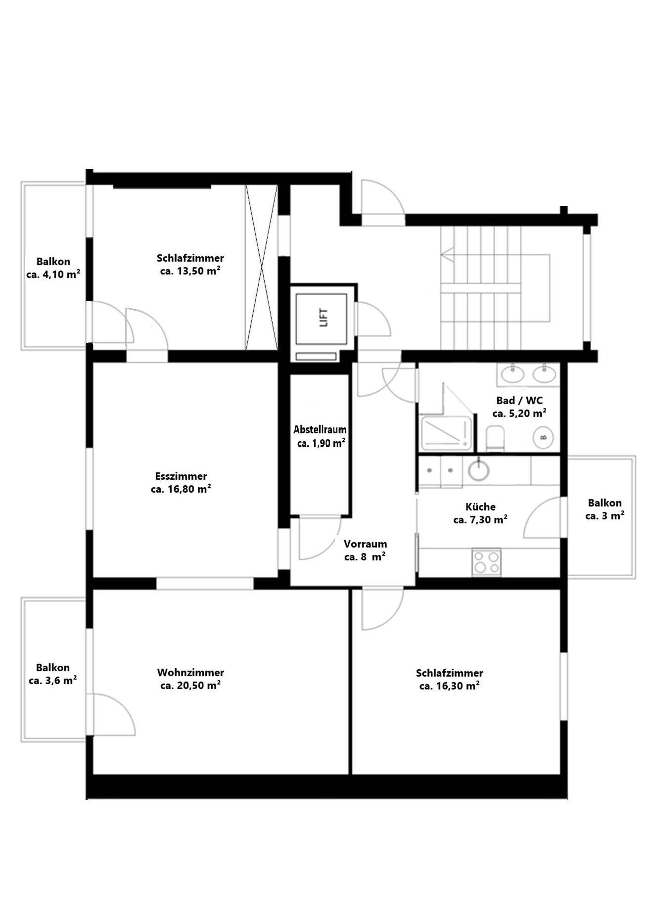 Wohnungsplan