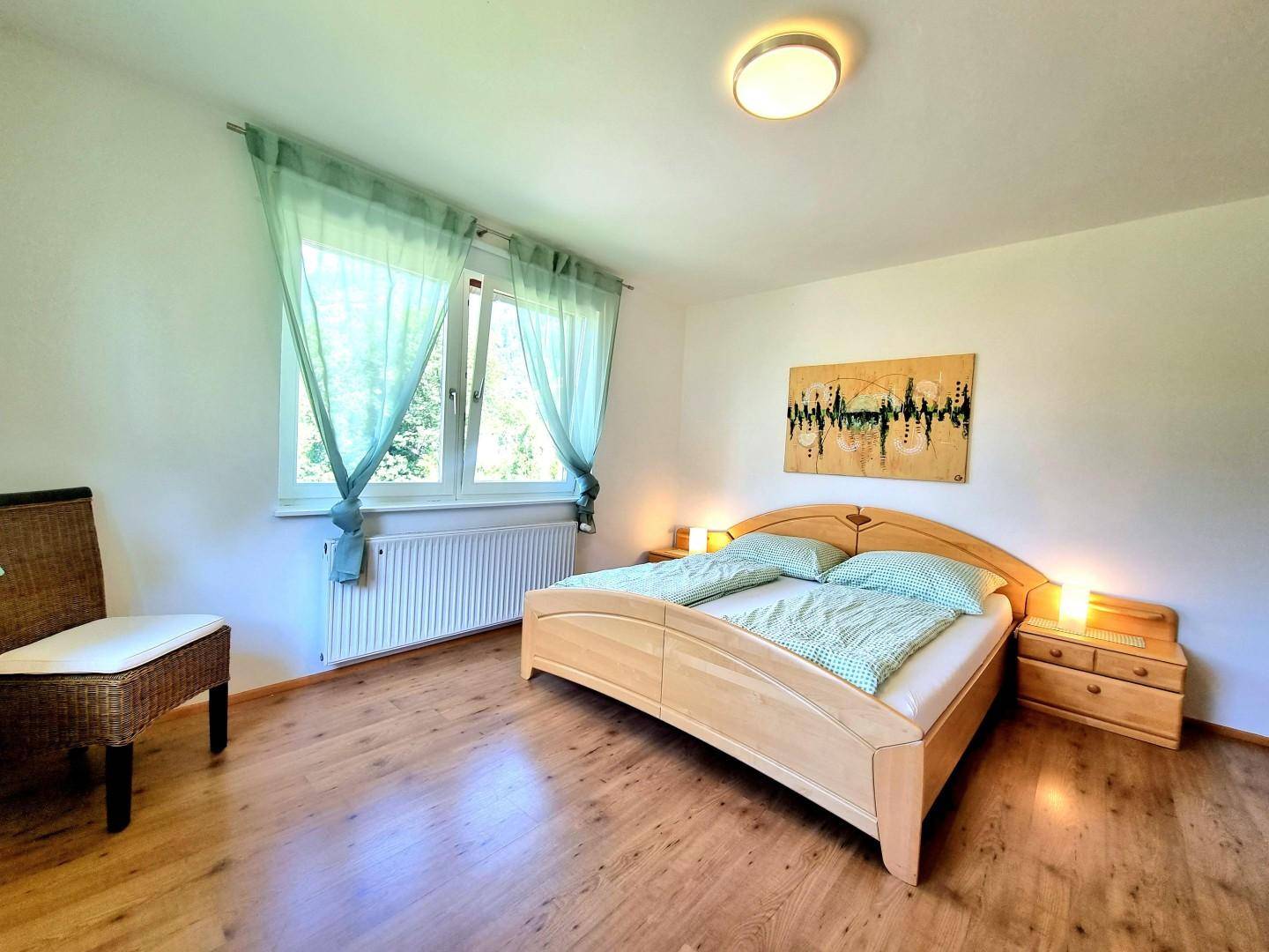 Schlafzimmer Ferienwohnung 1 OG