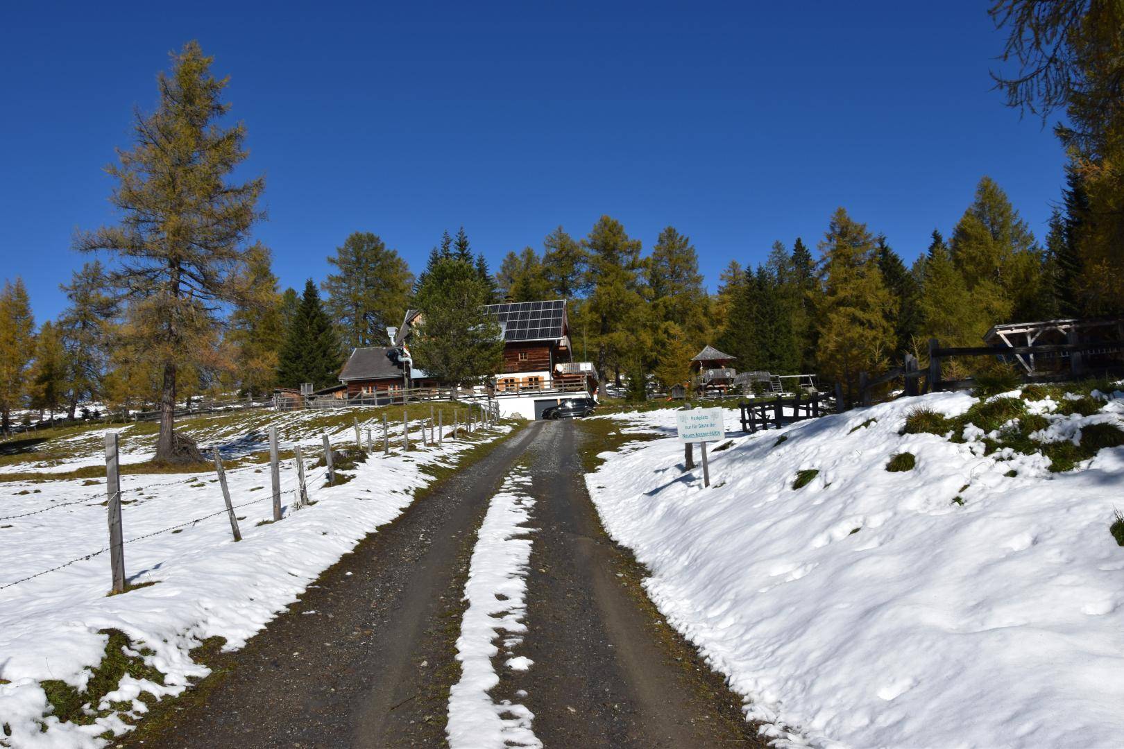 Zufahrt Bonner Hütte