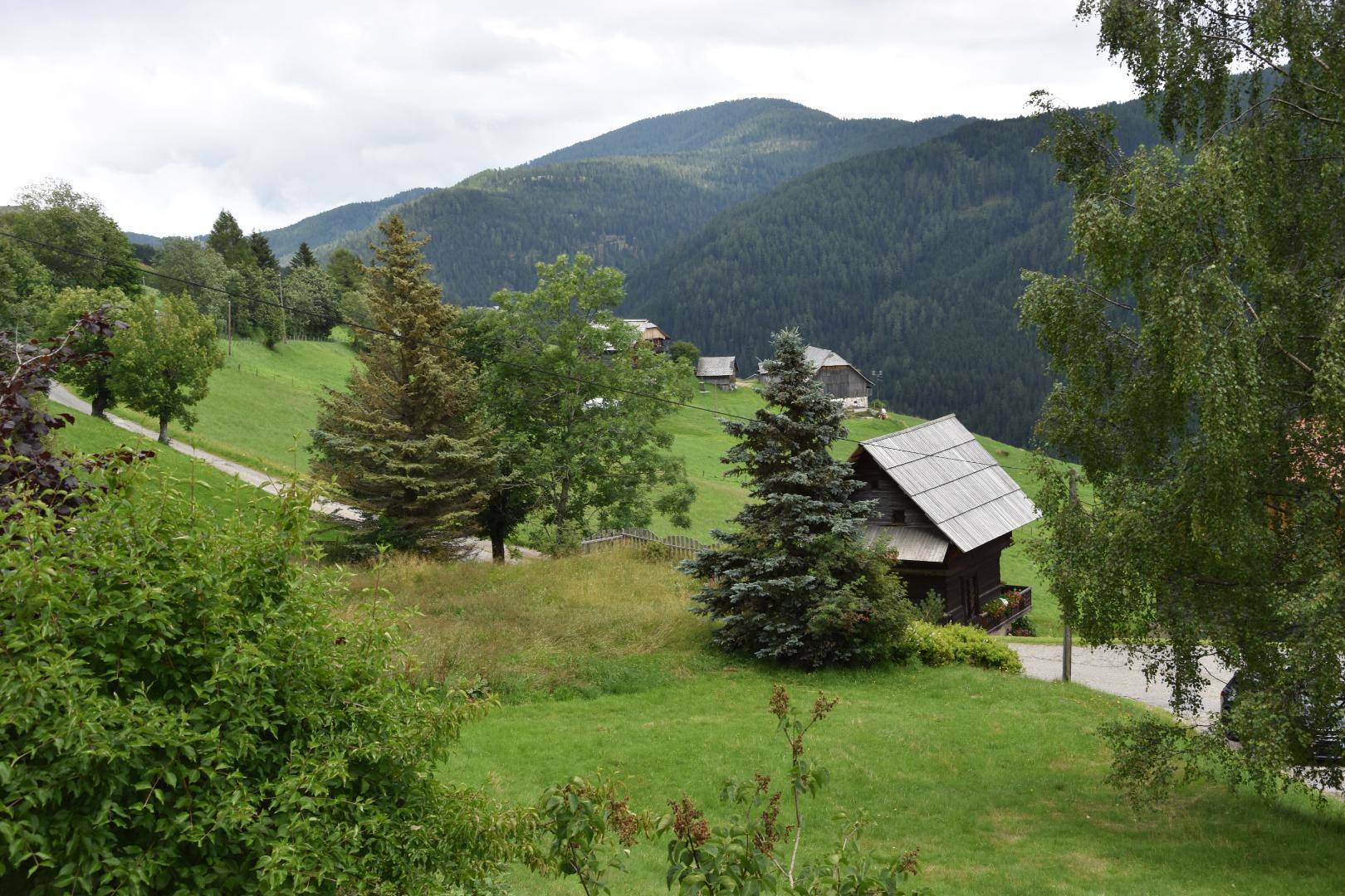 Blick vom Balkon