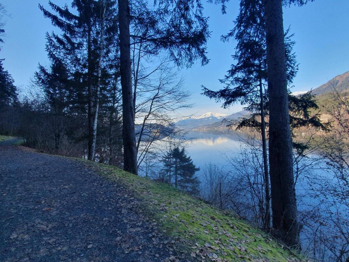 Blick vom Radweg nach Westen