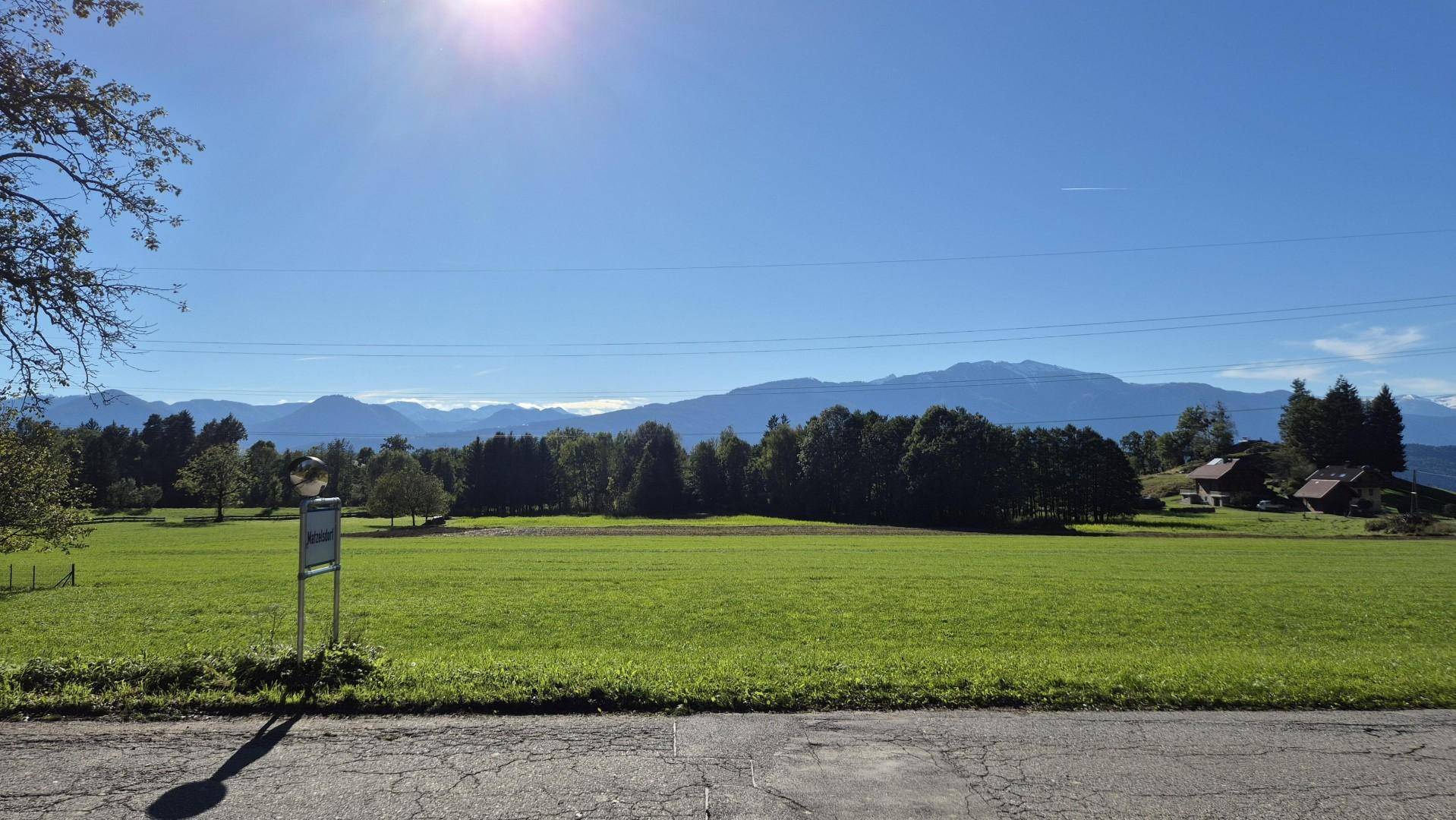 Blick Richtung Süden