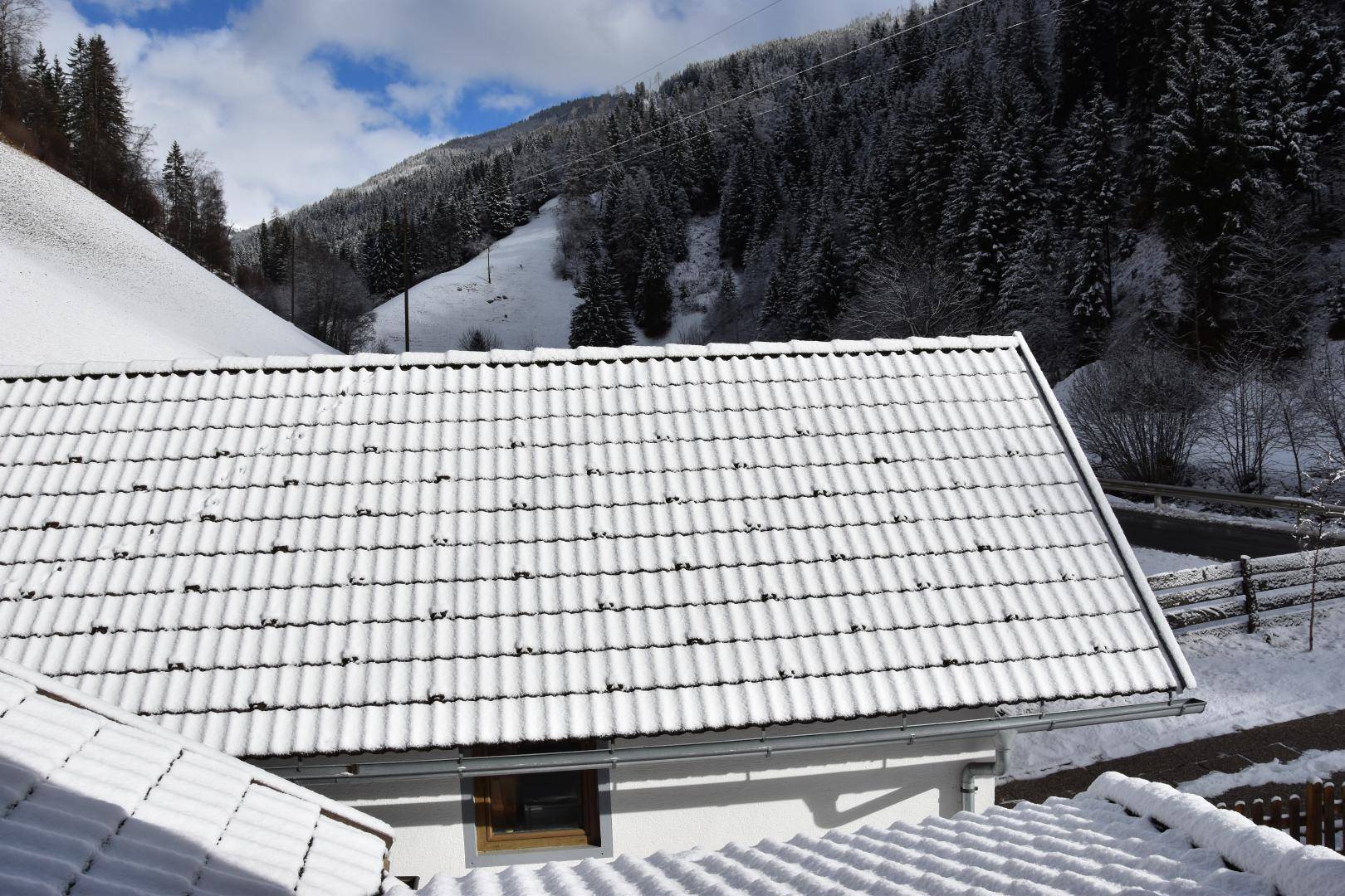 Blick über die Garage