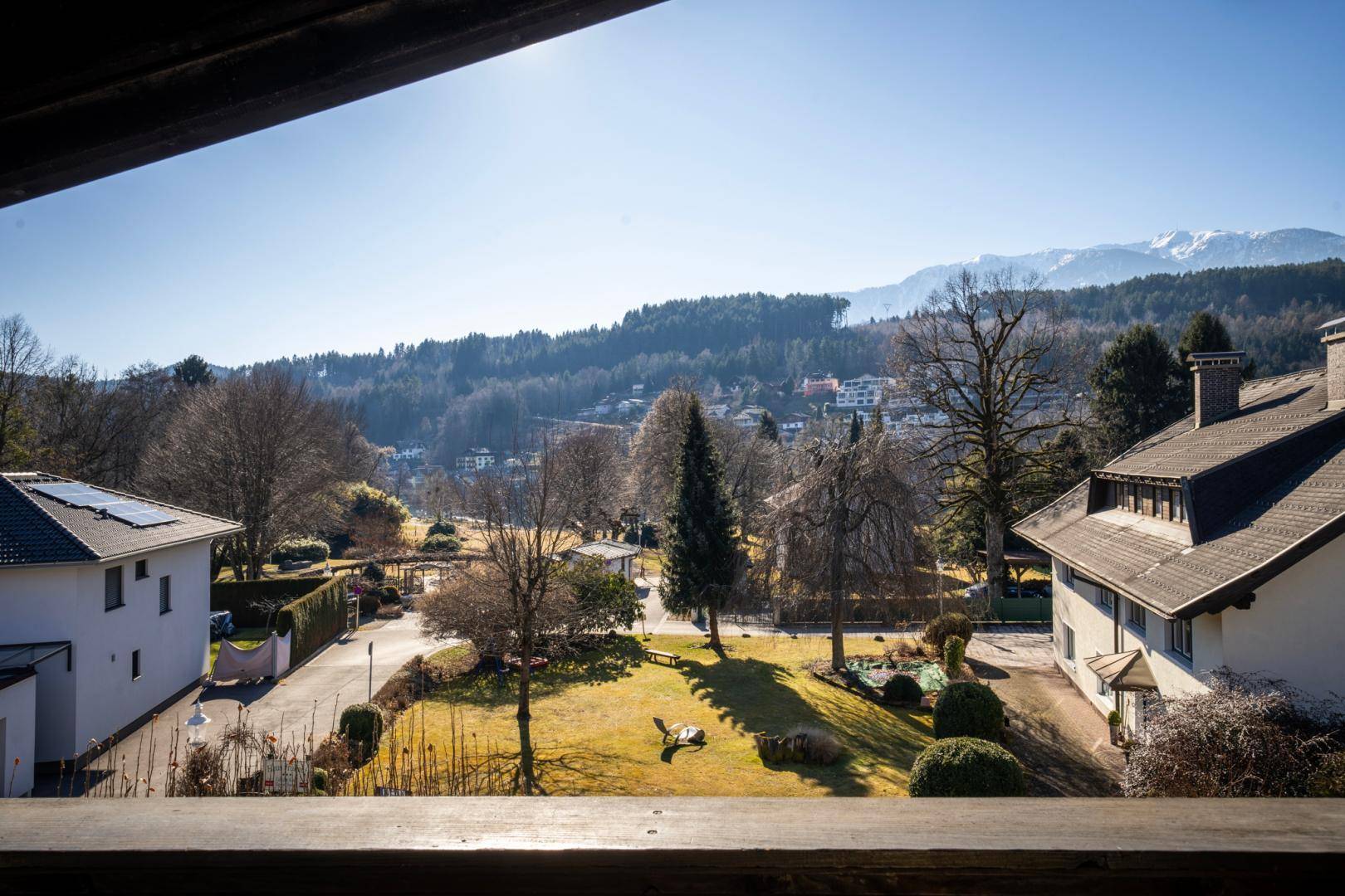 Ausblick vom Balkon