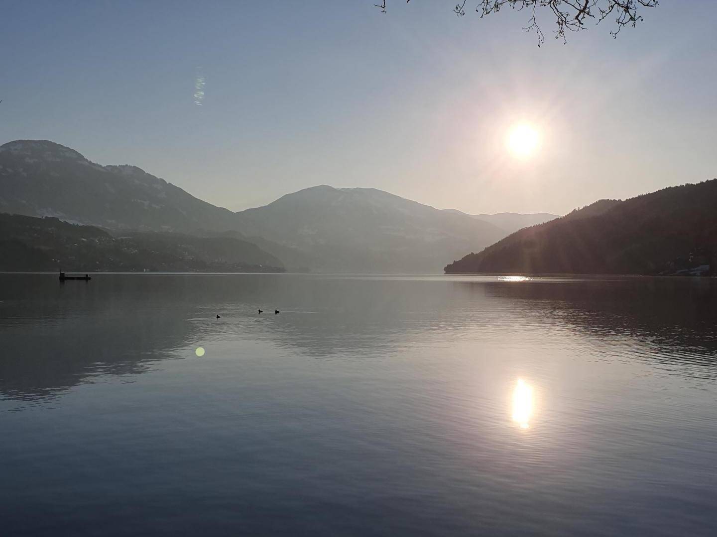 Sonnenaufgang am Millstätter See