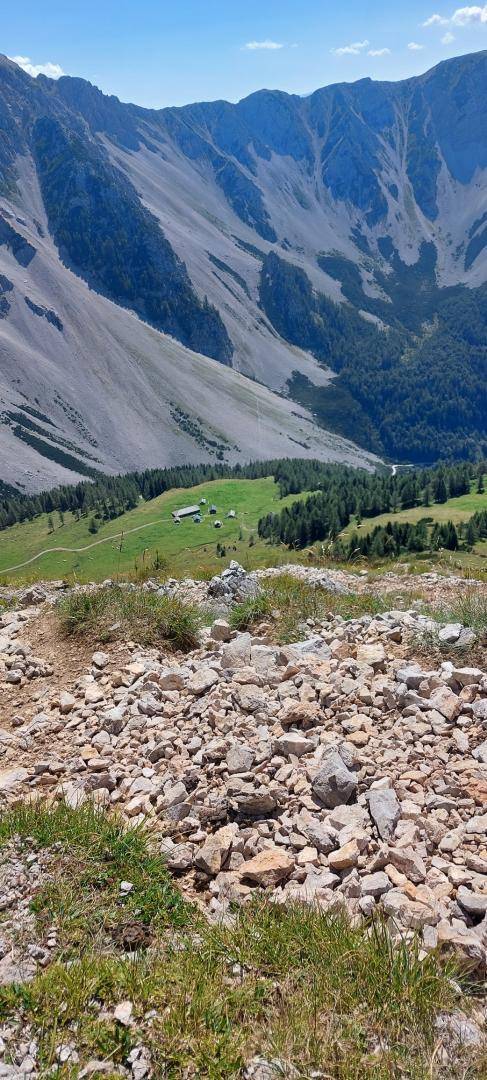 Blick vom Kosiak in Richtung Hochstuhl