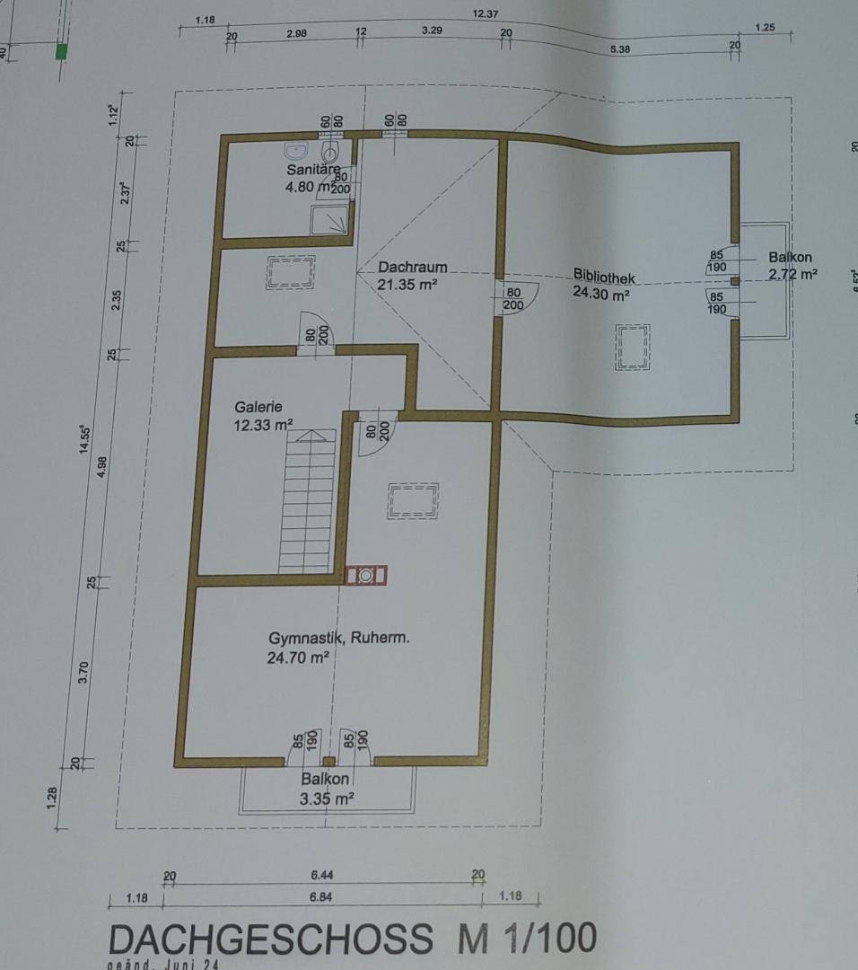 Grundriss Dachgeschoss