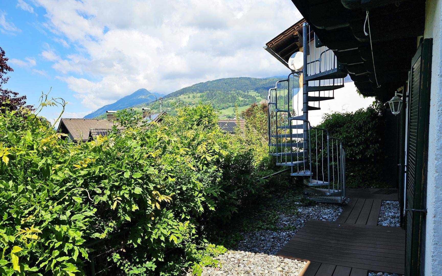 Wendeltreppe außen