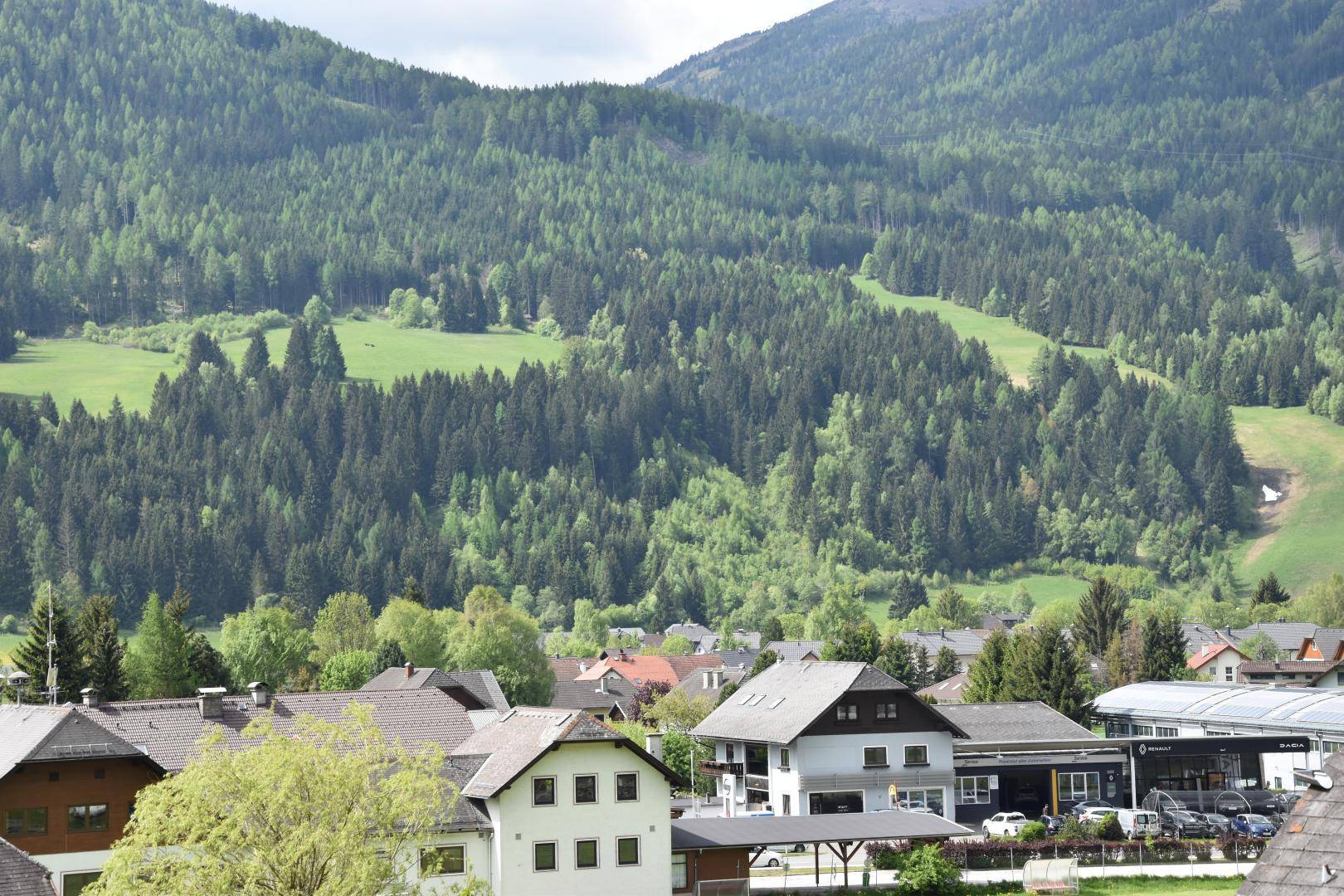 Ausblick vom Balkon
