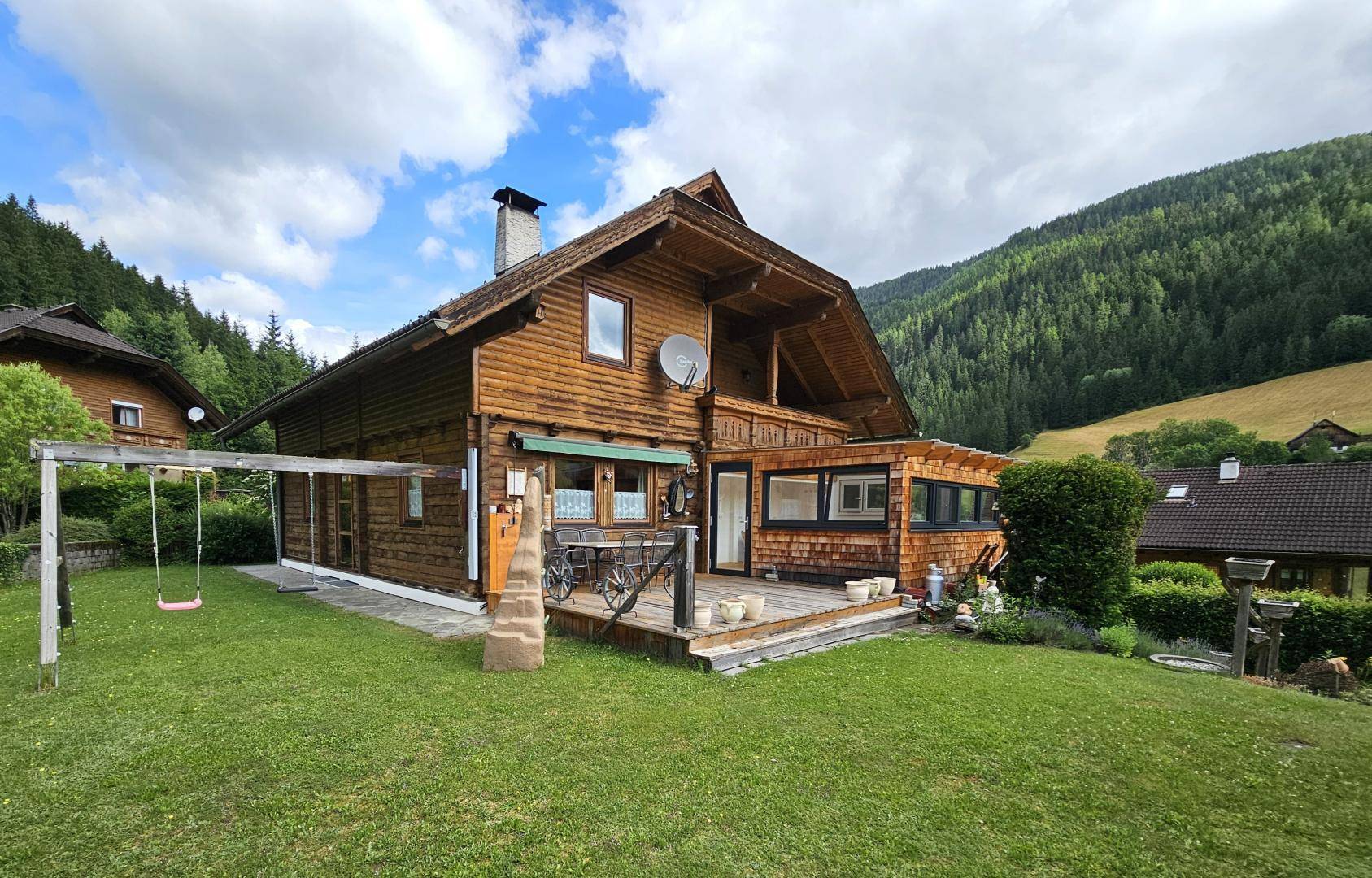 Ansicht Haus-Terrasse