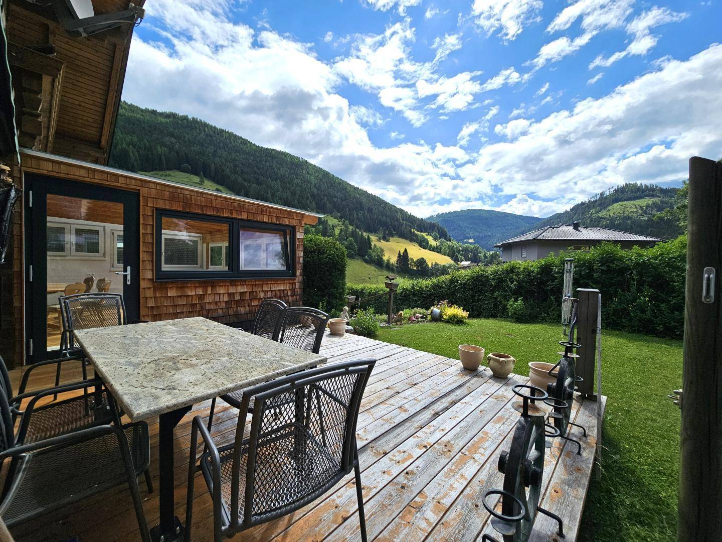 Ausblick Terrasse