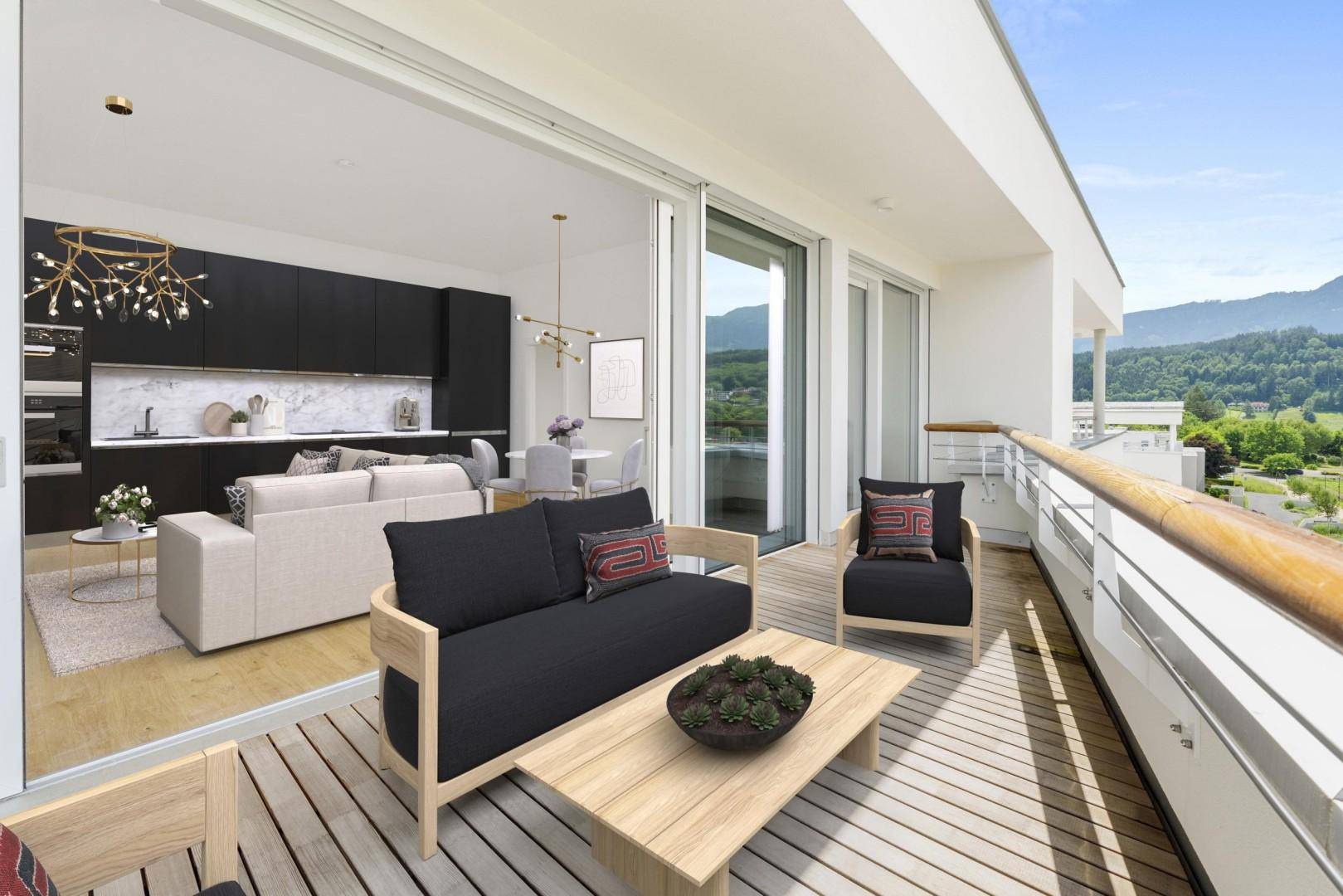 DAS PENTHOUSE A8 Seeresidenzen²² - modernes Wohnen in einer der begehrtesten Lagen in SEENÄHE - Ansicht 5