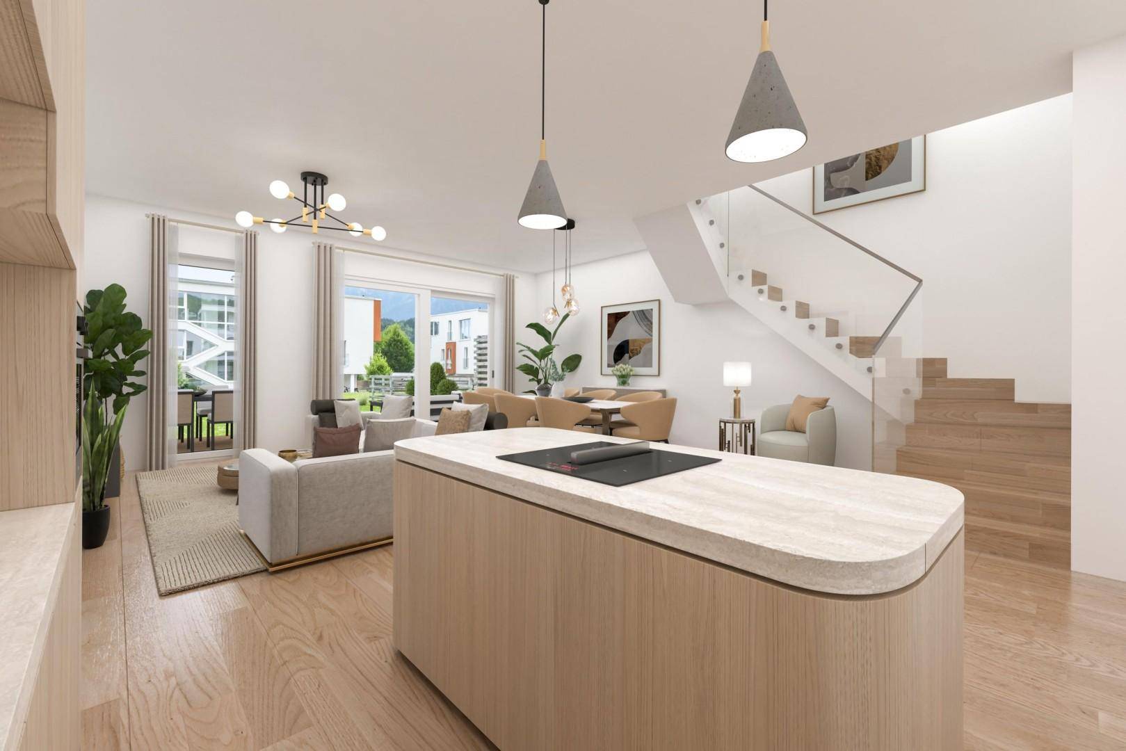 MAISONETTE SEERESIDENZEN²² mit 111 m² - wundervoller Privatgarten - exklusives Wohnen in SEENÄHE - Ansicht 3
