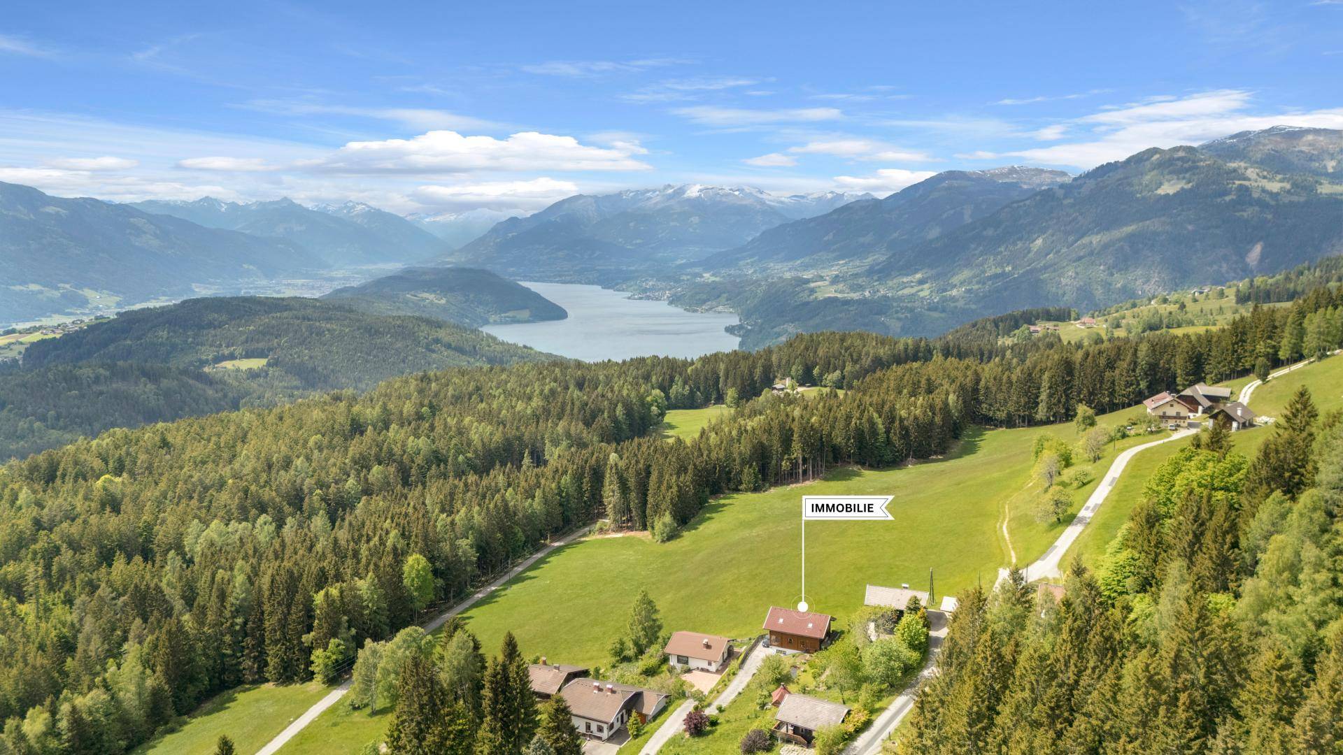 Freizeitwohnsitz mit Bergpanorama und Seeblick - Ansicht 3