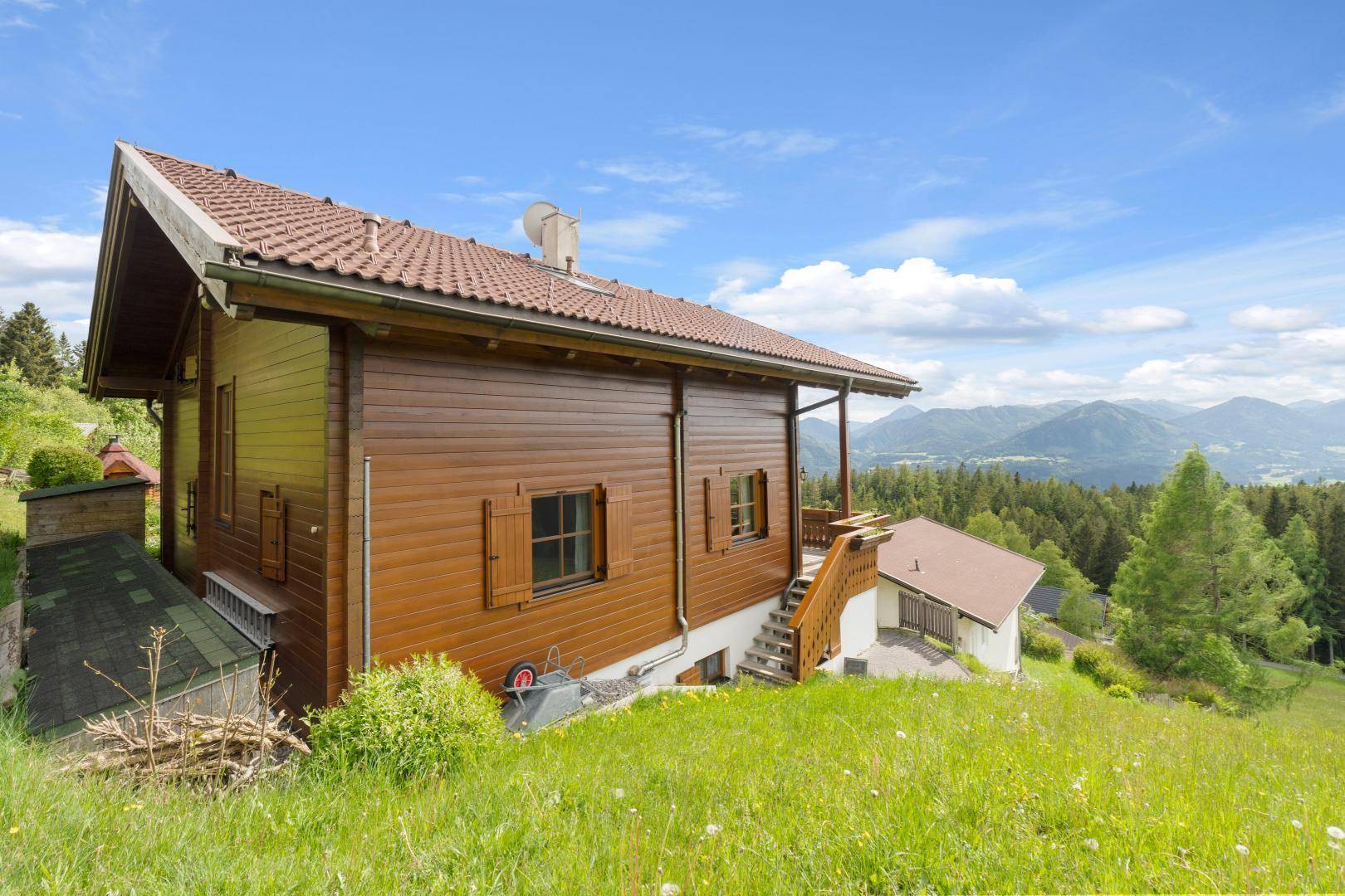 Freizeitwohnsitz mit Bergpanorama und Seeblick - Ansicht 5