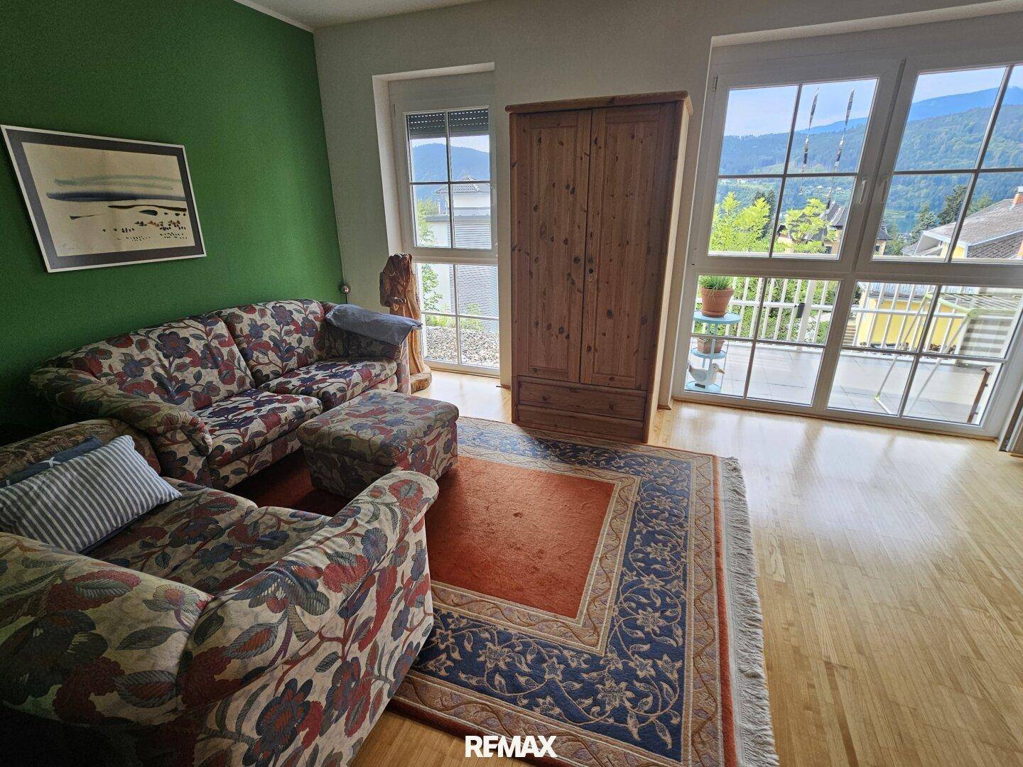 Wohnzimmer mit Ausblick