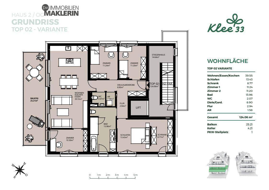 Klee 33 Plan Top 2 Variante 2