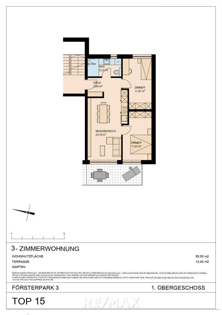 Grundriss Top 15 - Haus 2_Planvariante