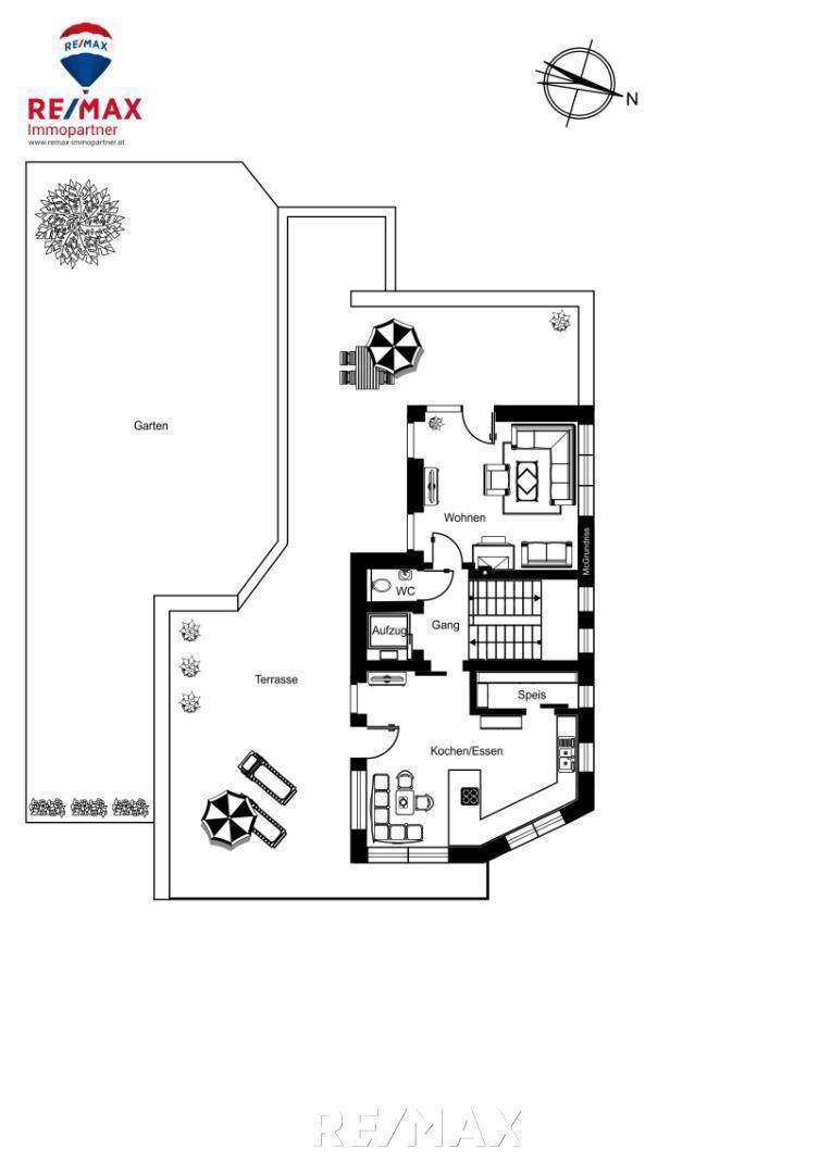 Grundrissplan Obergeschoss