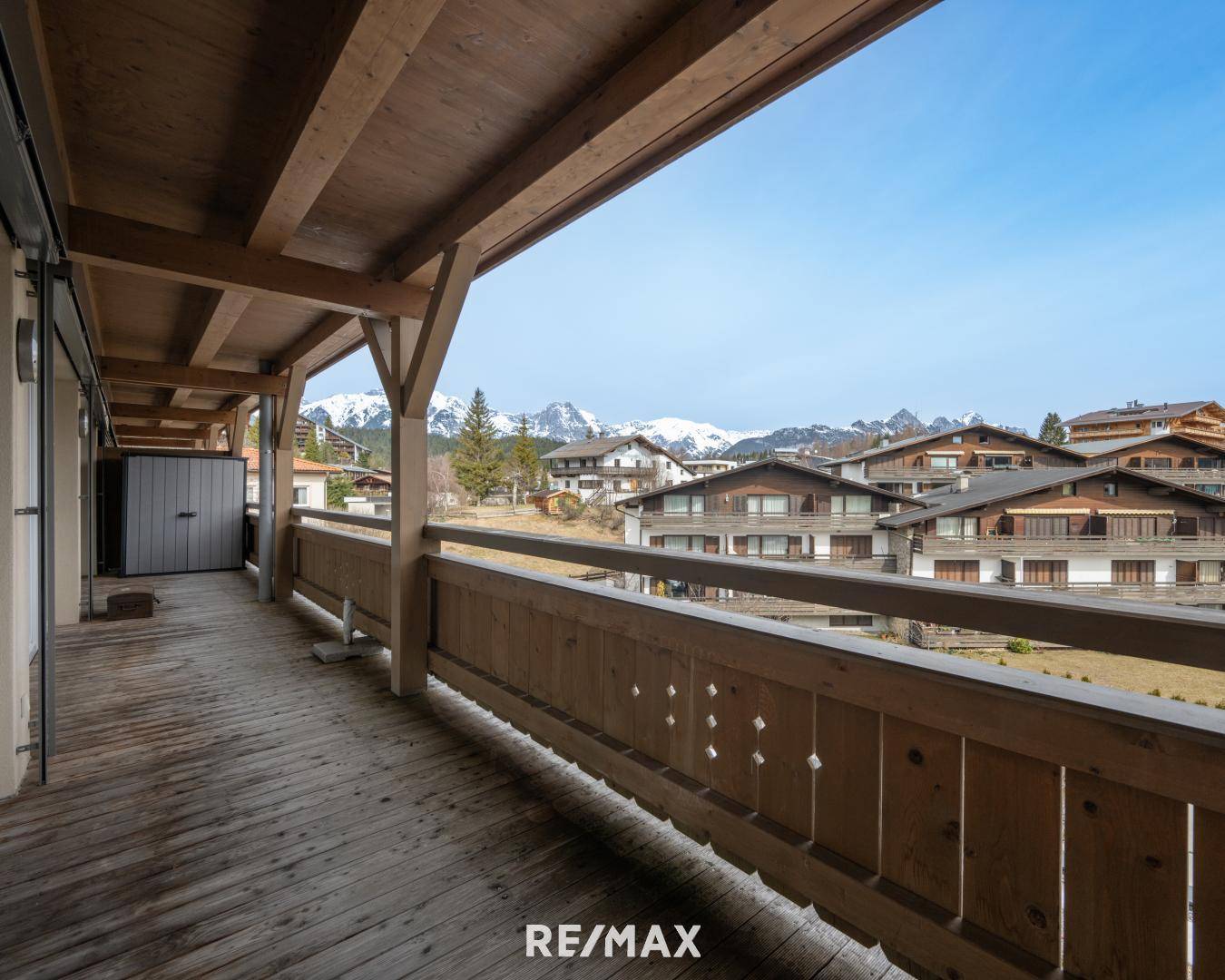 Ausblick vom Balkon