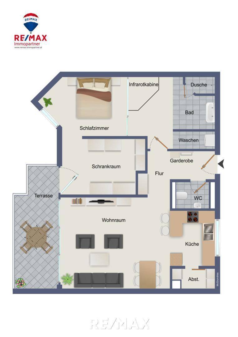 Grundrissplan Wohnung