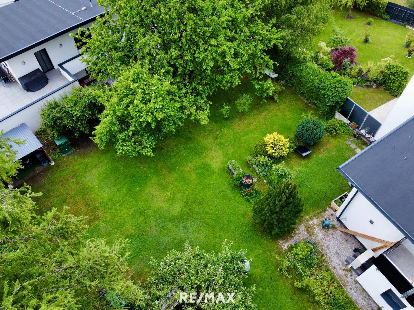 Drohneansicht Grundstück Absam