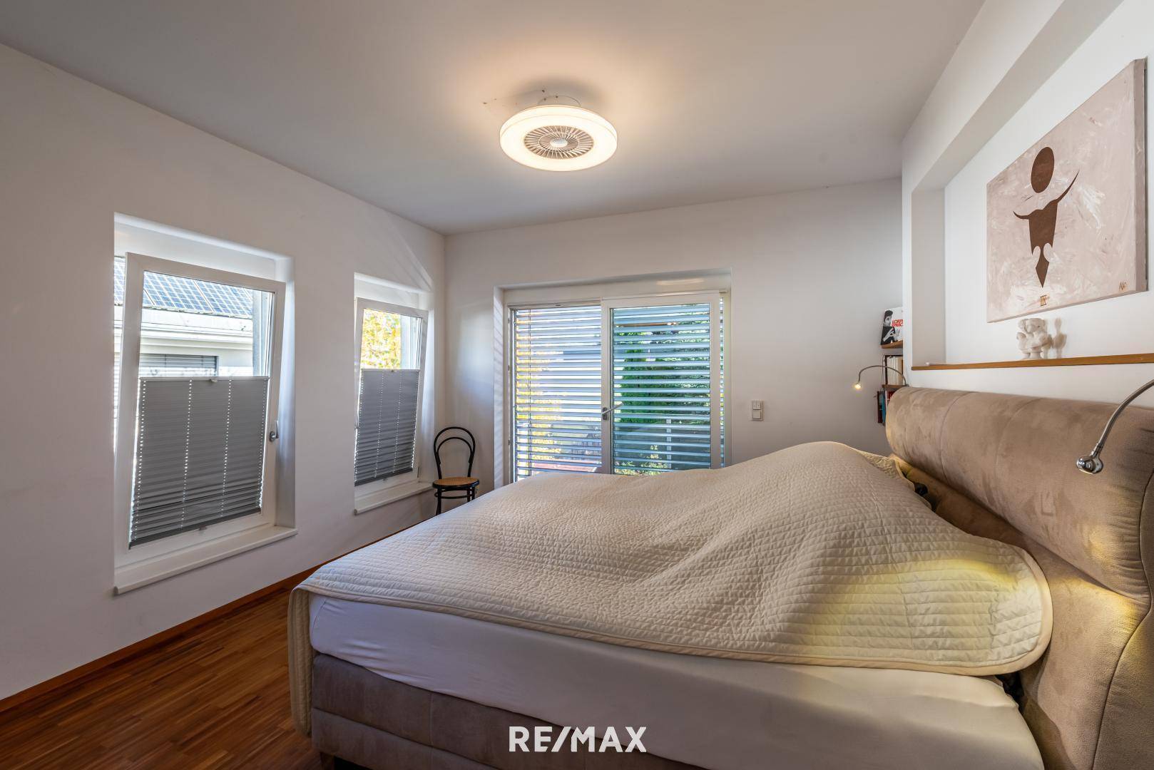 Schlafzimmer mit Zugang Bakon