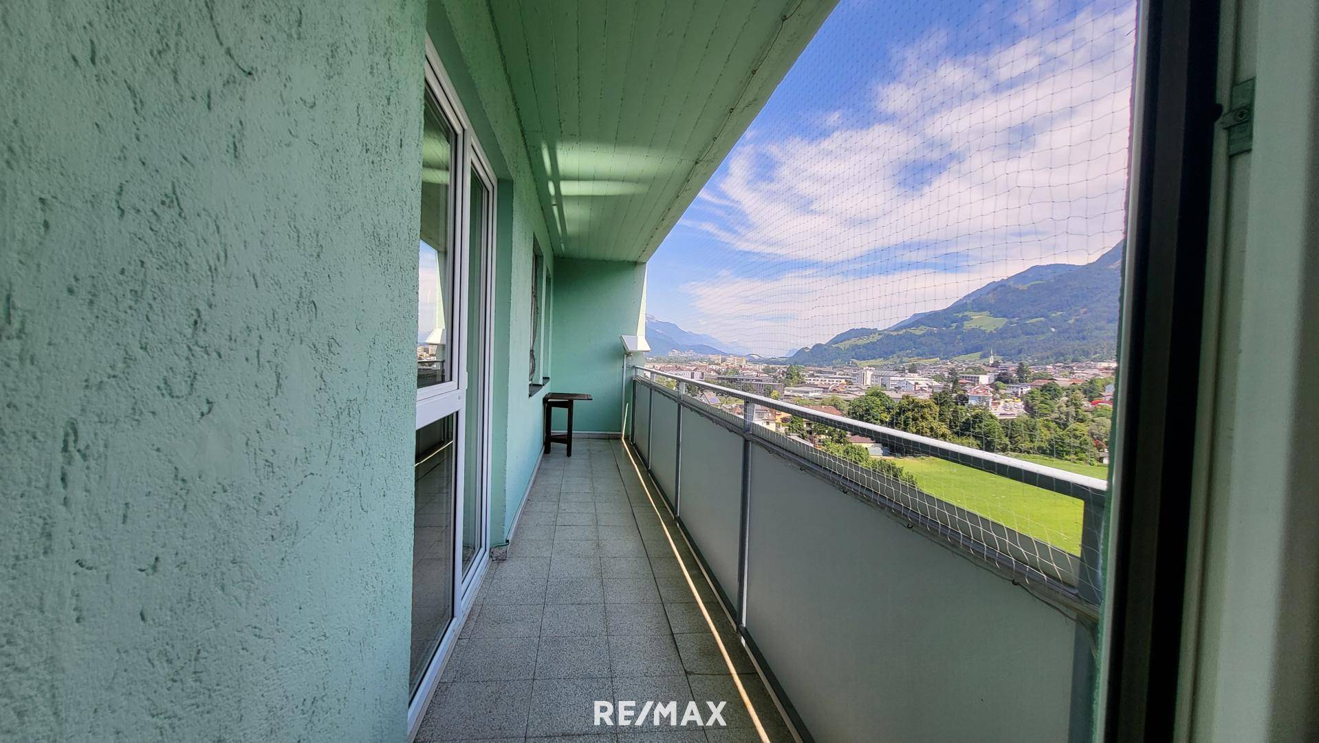 Balkon Richtung Süden