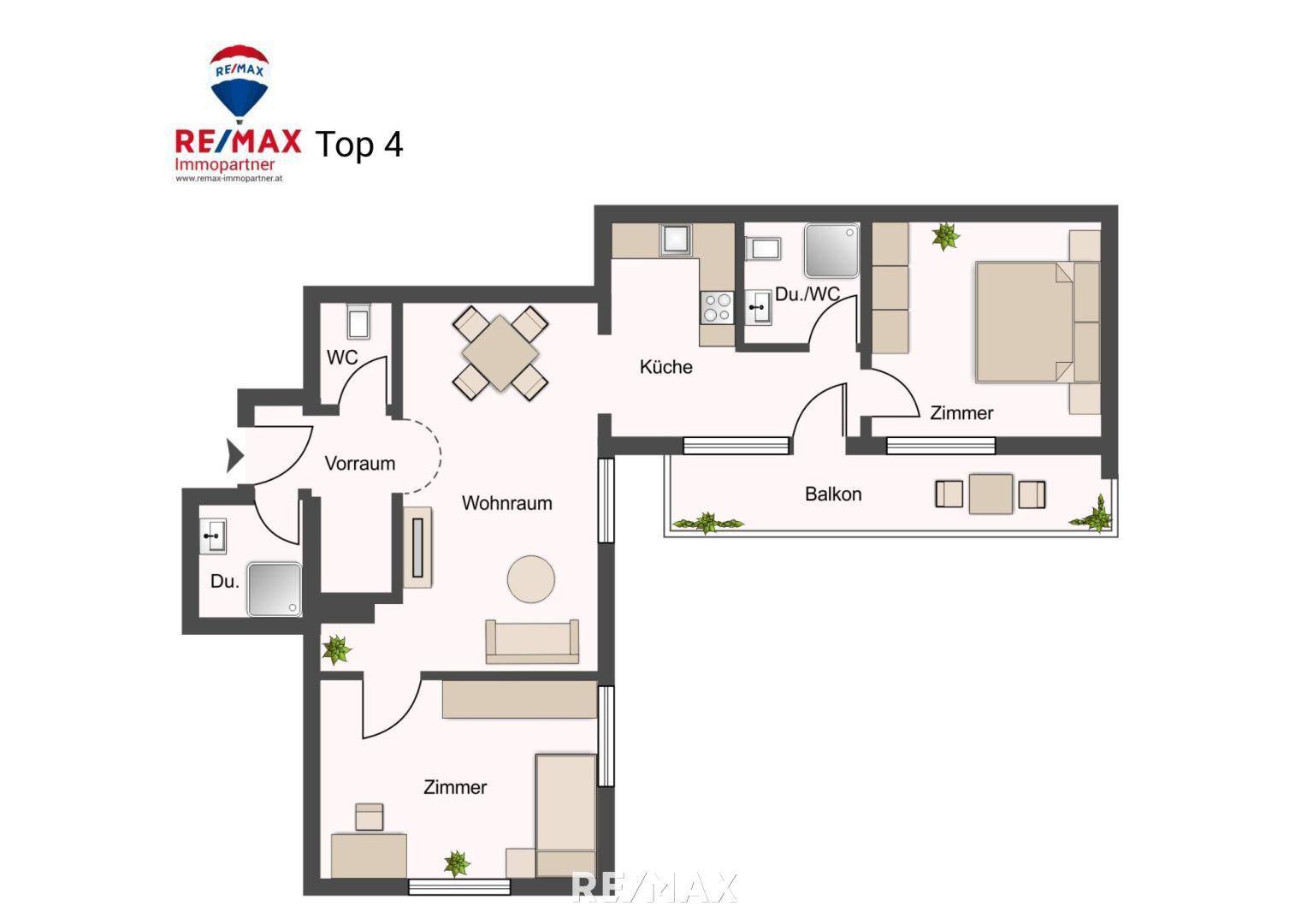 Grundriss Top 4