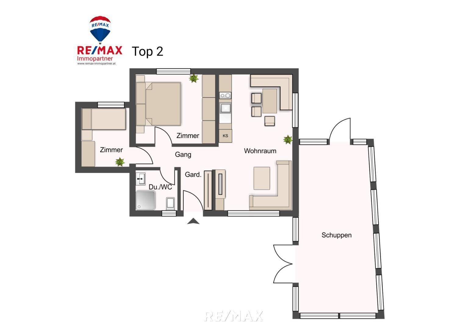Grundriss Top 2