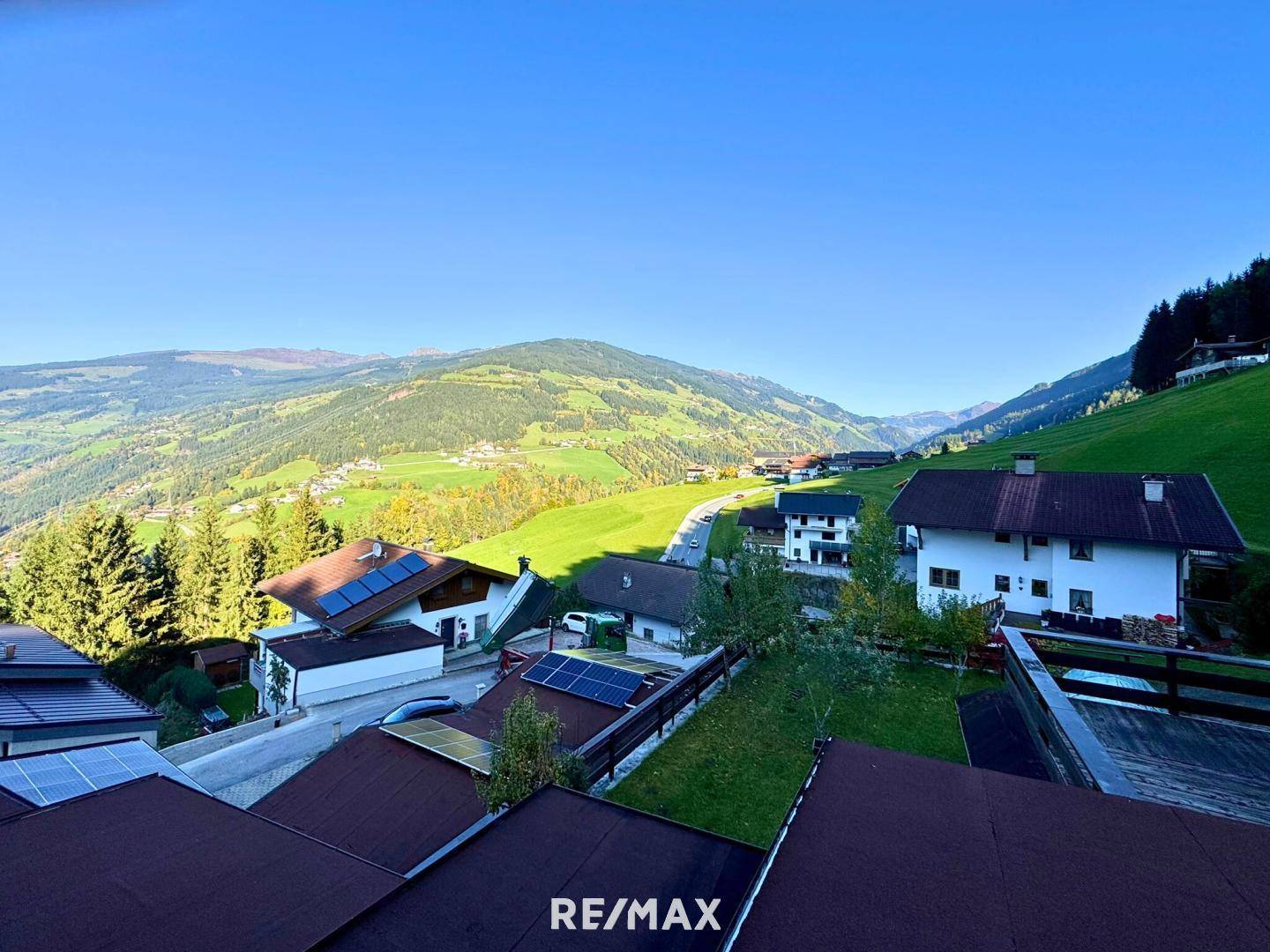 Ausblick bergwärts