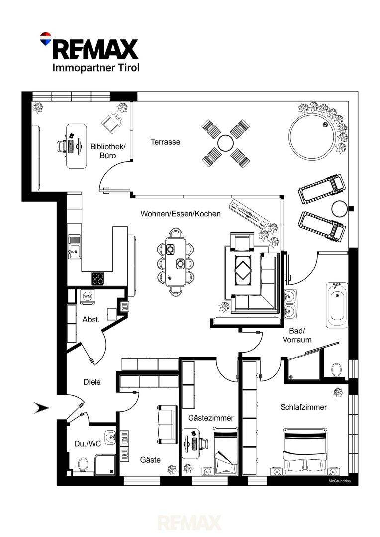 Grundrissplan