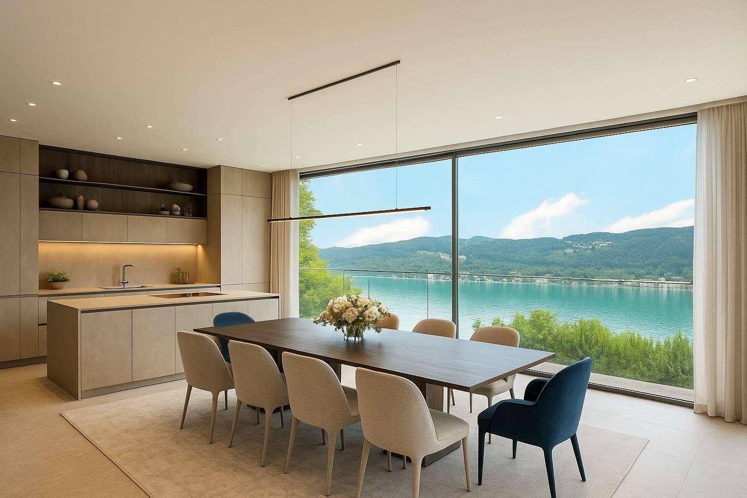 Sonniges Grundstück mit wunderschönem Wörthersee-Blick und charmanten Seezugang - Ansicht 5