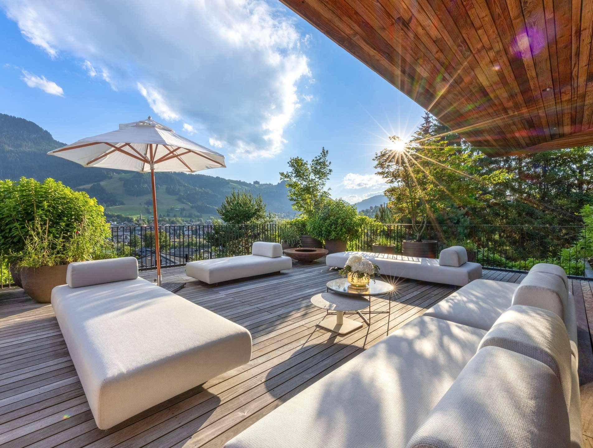 Terrasse mit Lounge