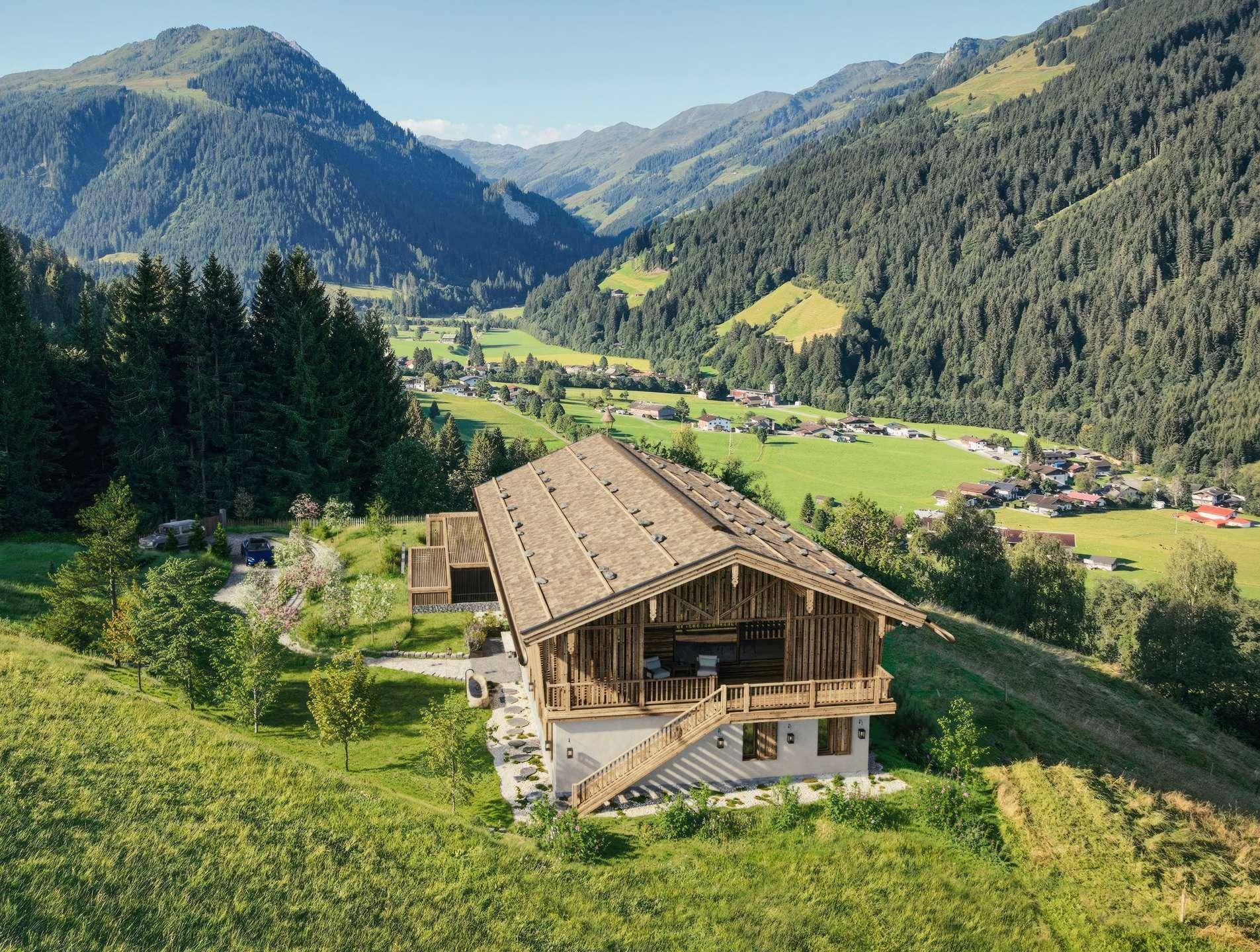 Visualisierung Bergpanorama
