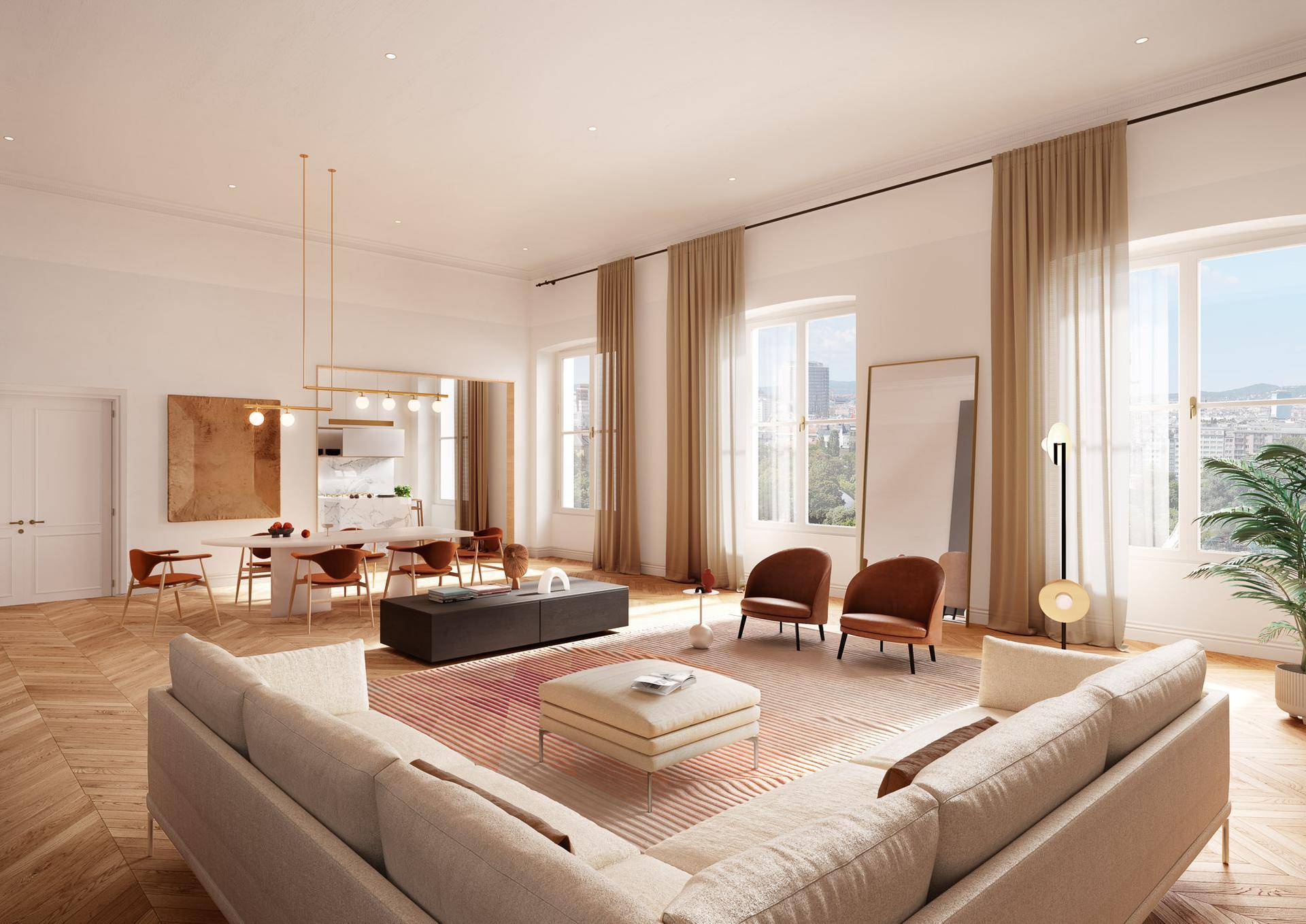 Imposantes Innenstadt-Palais-Apartment mit exklusiver 5-Stern Hotelanbindung - Ansicht 4