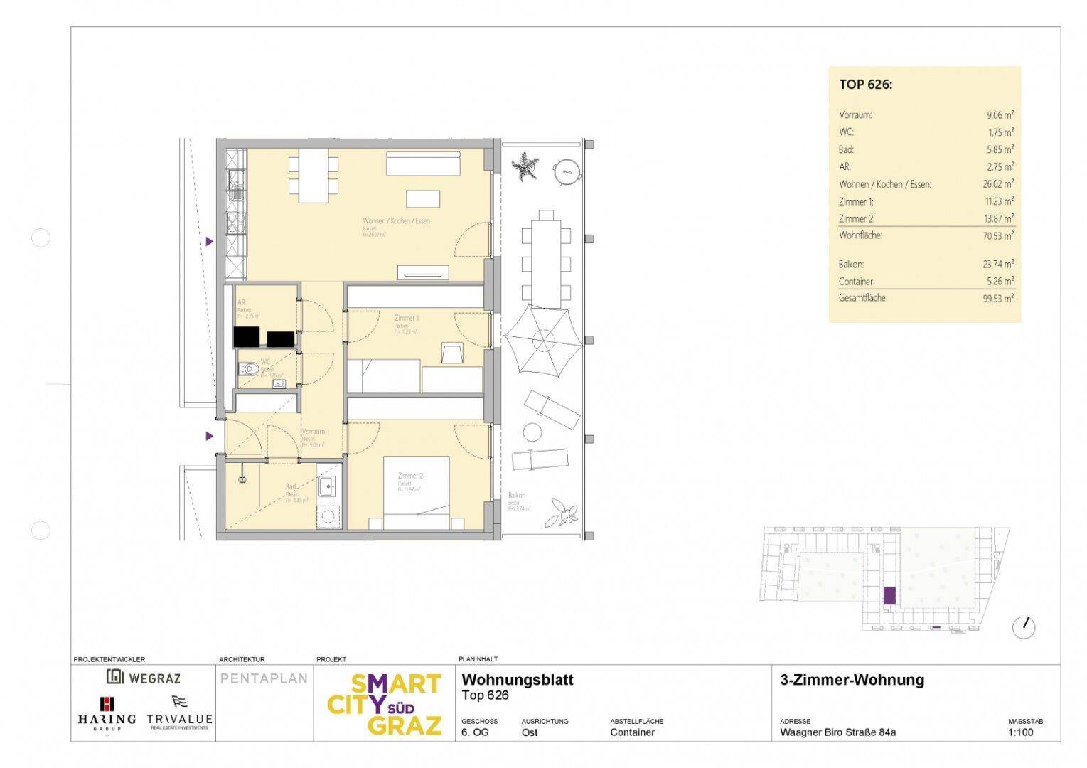 Grundriss: Smart City Süd