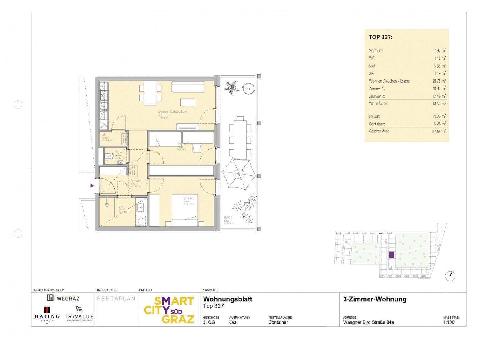 Grundriss: Smart City Süd