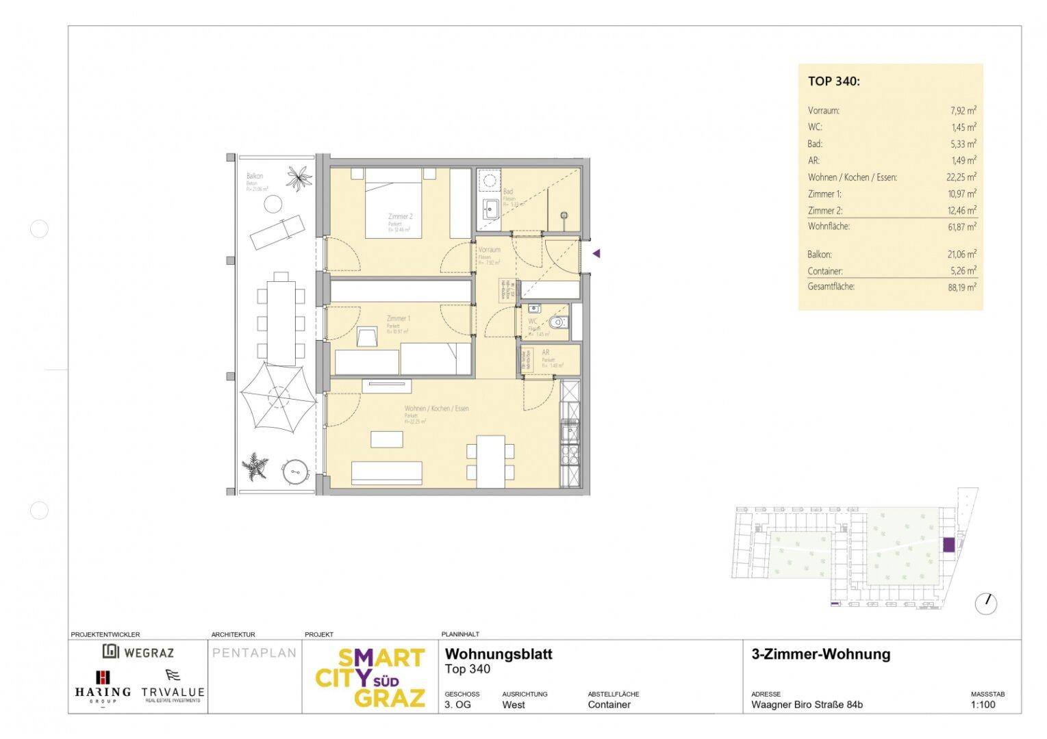 Grundriss: Smart City Süd