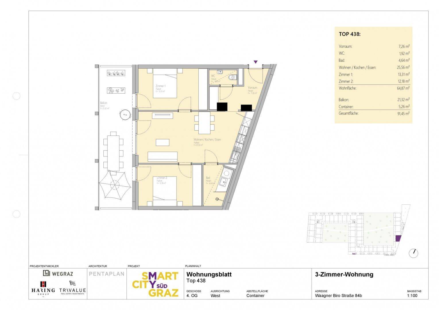 Grundriss: Smart City Süd