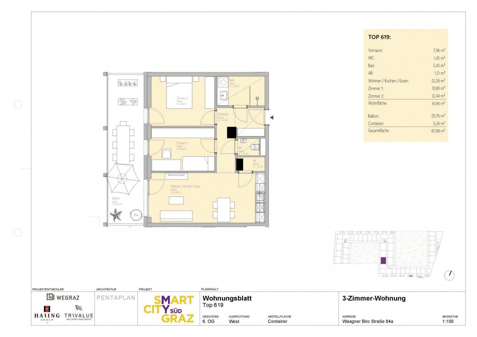 Grundriss: Smart City Süd