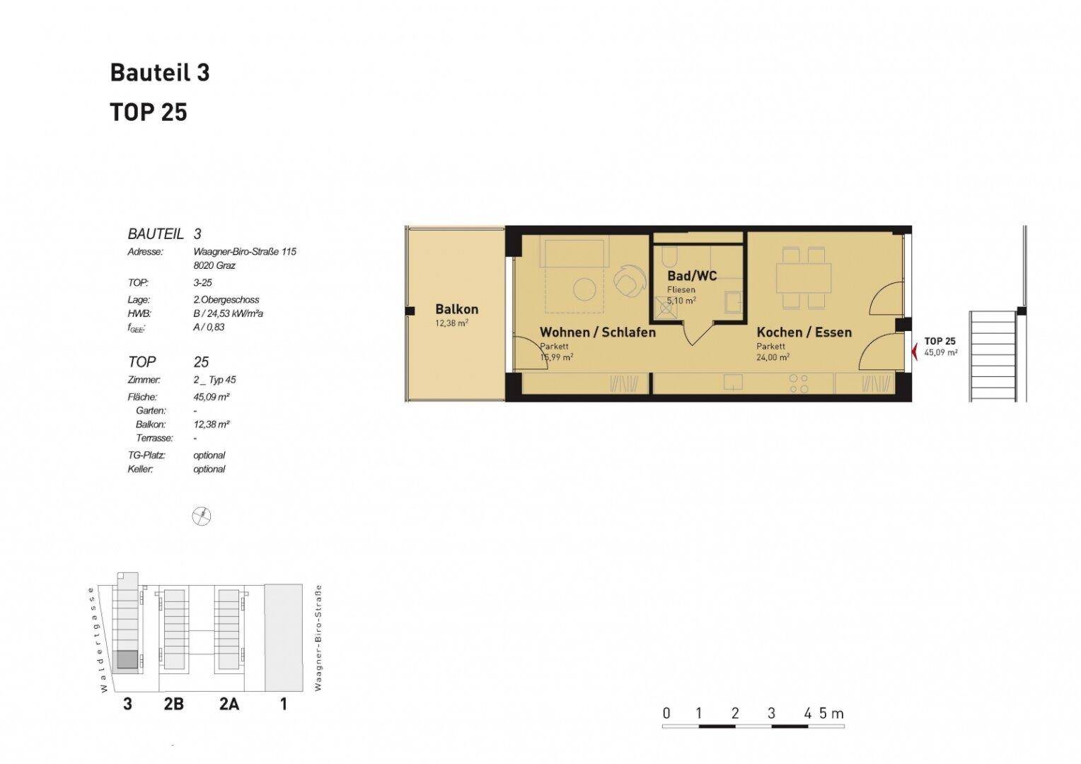 Grundriss: Waagner-Biro-Straße 109-115