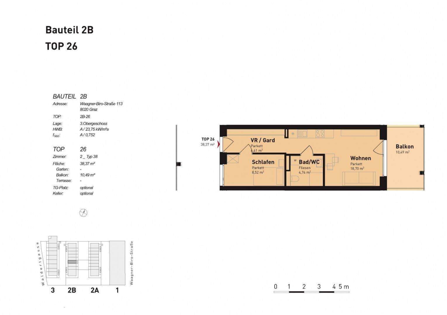 Grundriss: Waagner-Biro-Straße 109-115