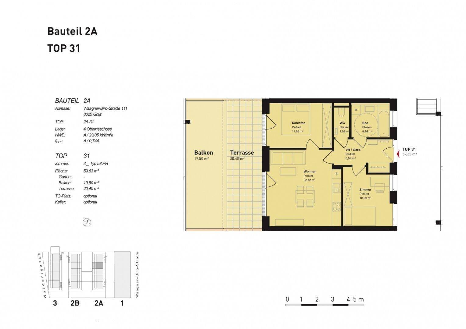 Grundriss: Waagner-Biro-Straße 109-115
